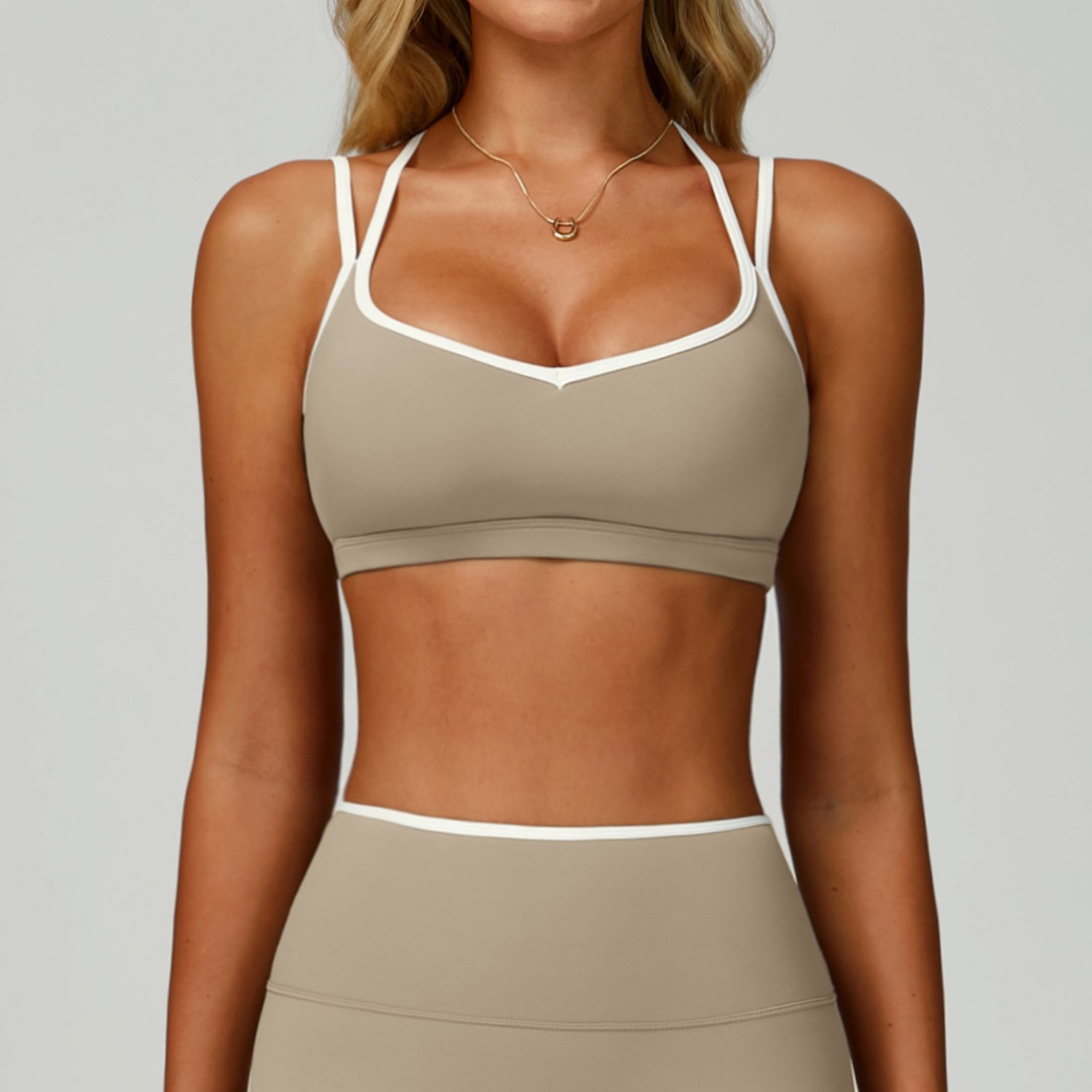 Activewear Manufacturer Private Label Shark Athletic Apparel Crisscross Back Bra