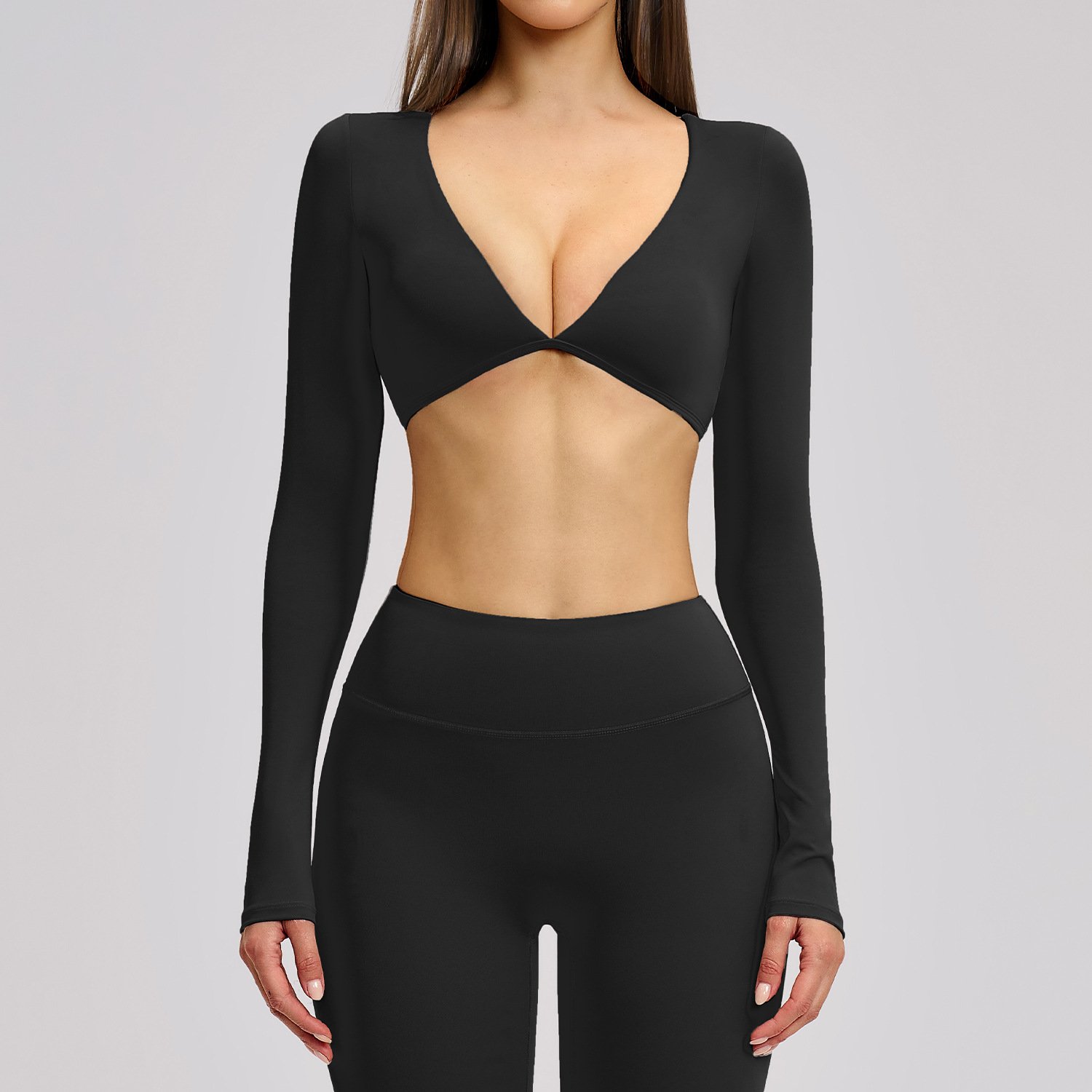 Yoga Wear for Startup Brands Personalised Fitness Clothing Seamless Athletic Wear Fitness T-Shirt
