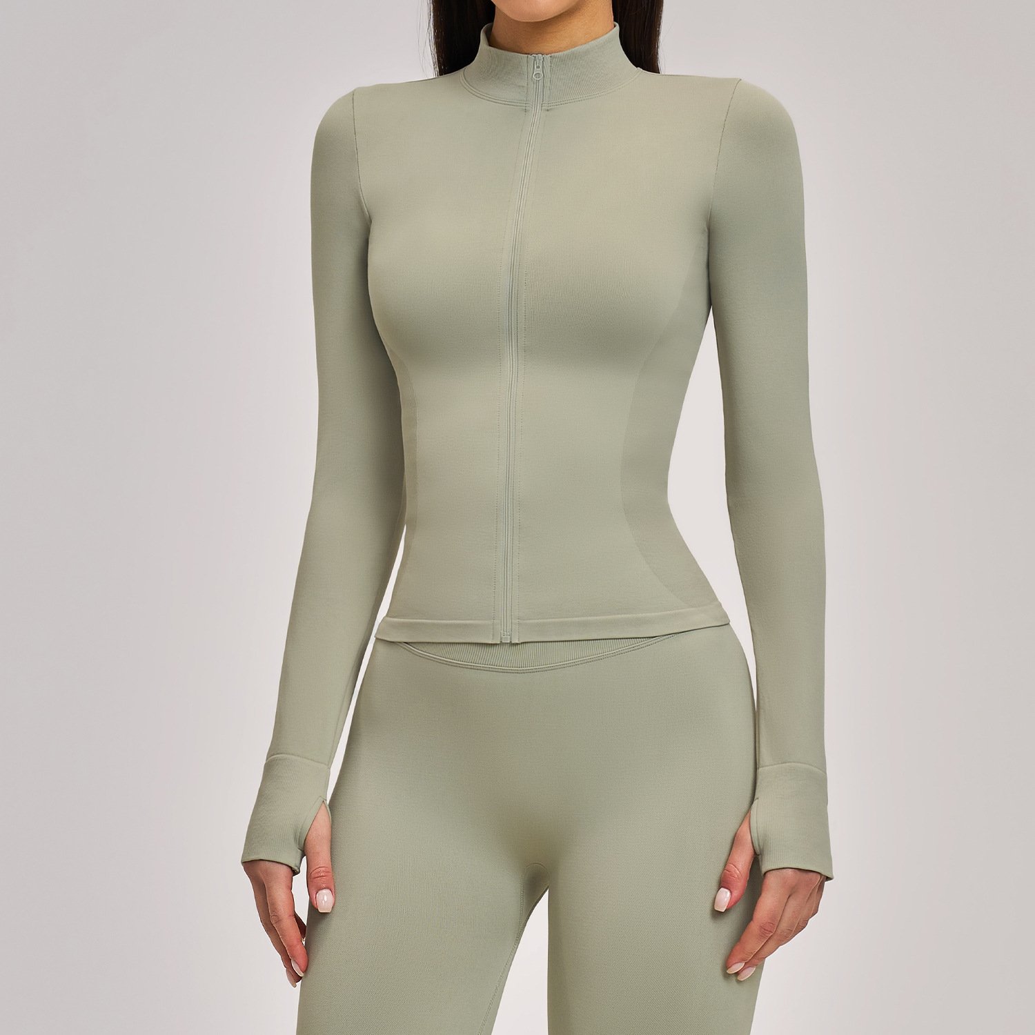Low MOQ Yoga Wear Custom Fitness Brand High Quality Yoga Wear Supplier Sports Jacket