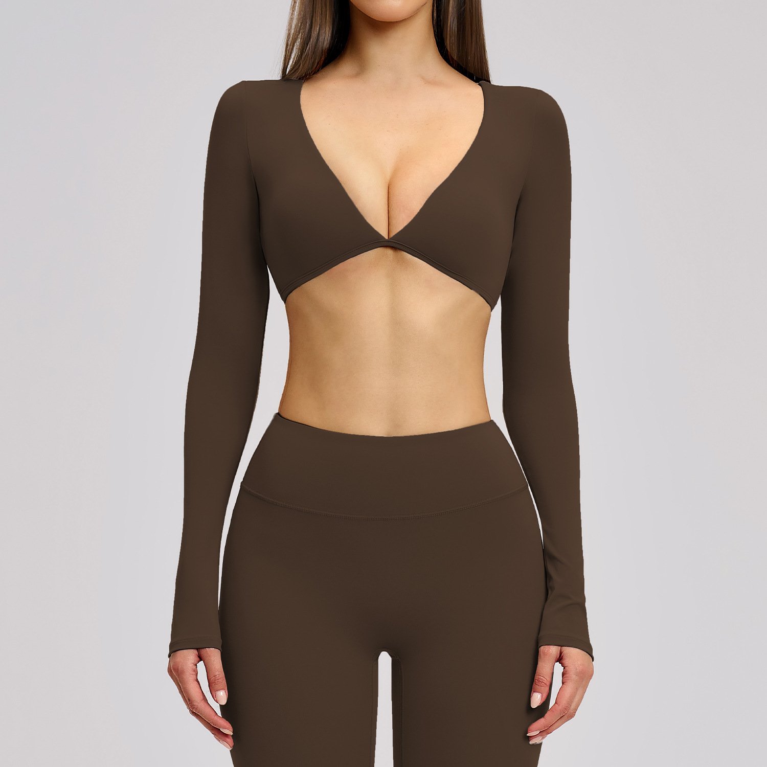 Yoga Wear for Startup Brands Personalised Fitness Clothing Seamless Athletic Wear Fitness T-Shirt