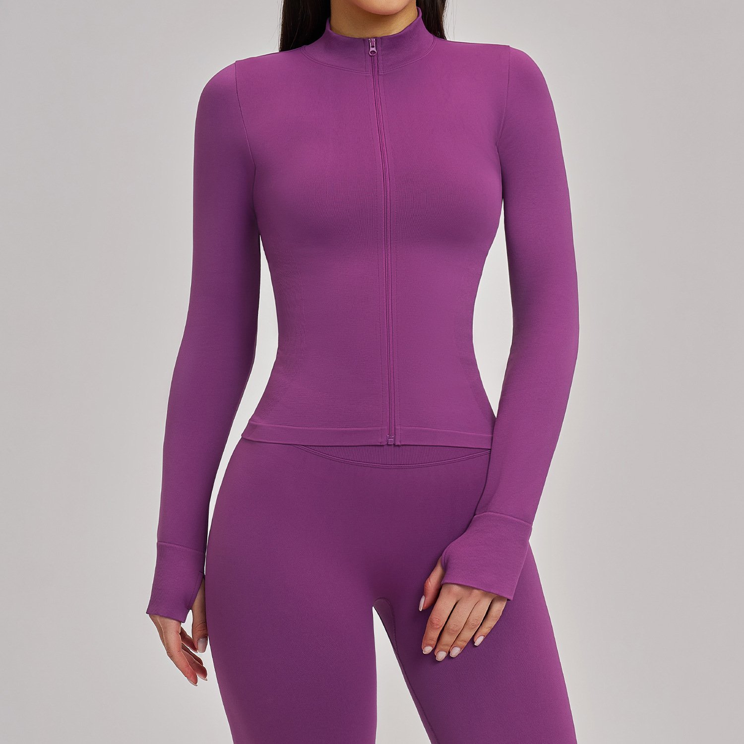 Low MOQ Yoga Wear Custom Fitness Brand High Quality Yoga Wear Supplier Sports Jacket