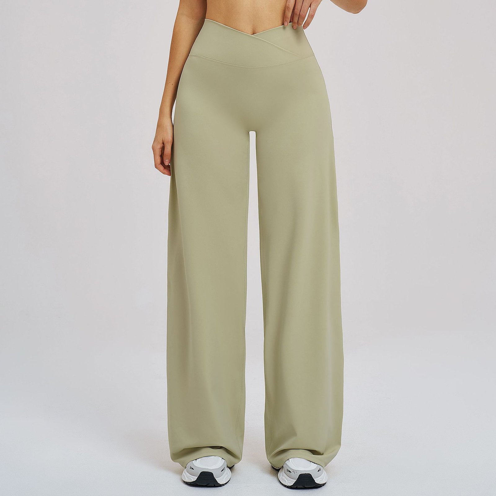 Custom Gym Clothing Custom Yoga Wear Fitness Clothing Lightweight Soft Sports Wide Pants