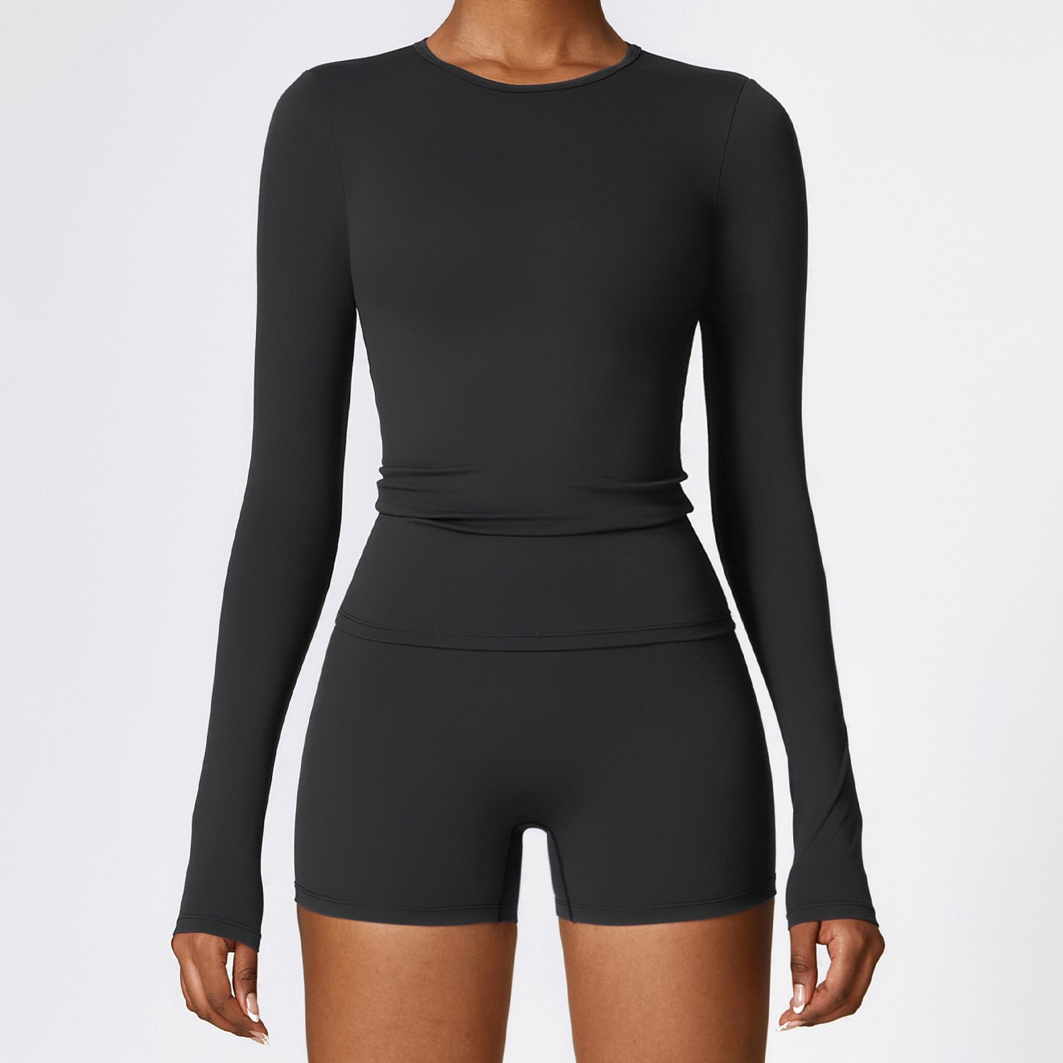 Clothes For Fitness Private Label Wholesale Clothing Long Sleeve Running T-Shirt