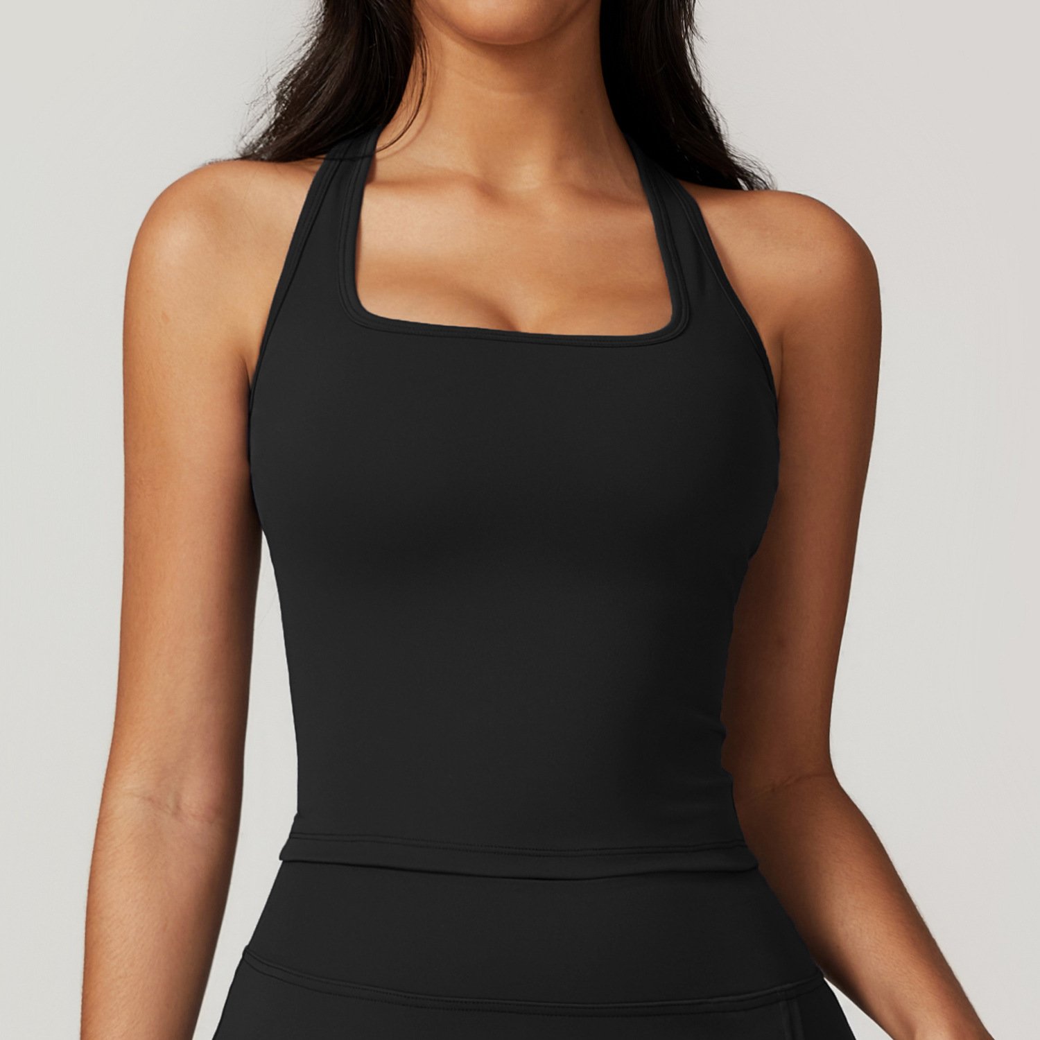 Best Material Custom Yoga Wear Unbranded Gym Clothing Running Tank Top