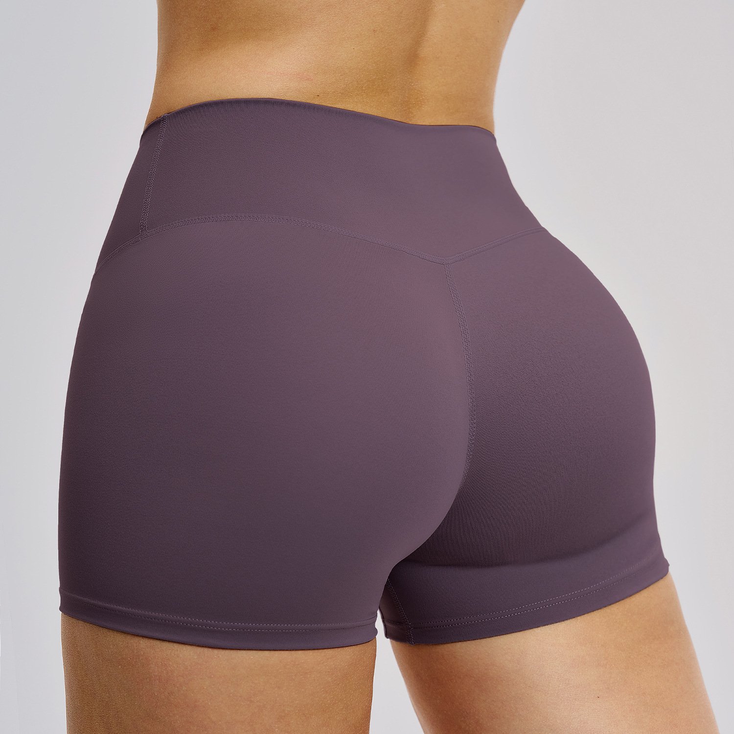 Yoga Wear for Small Brands Custom Yoga Wear Manufacturer Minimal Style Yoga Shorts