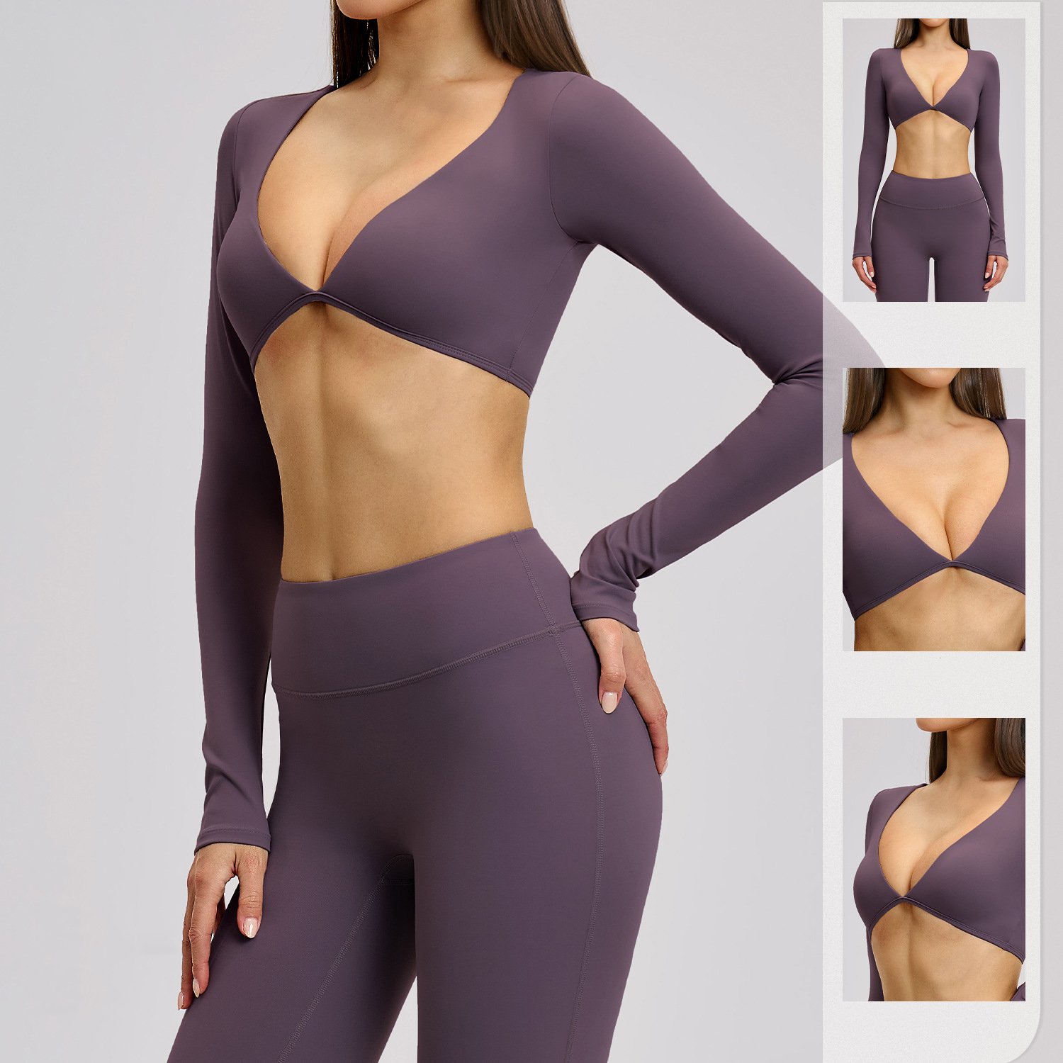 Yoga Wear for Startup Brands Personalised Fitness Clothing Seamless Athletic Wear Fitness T-Shirt