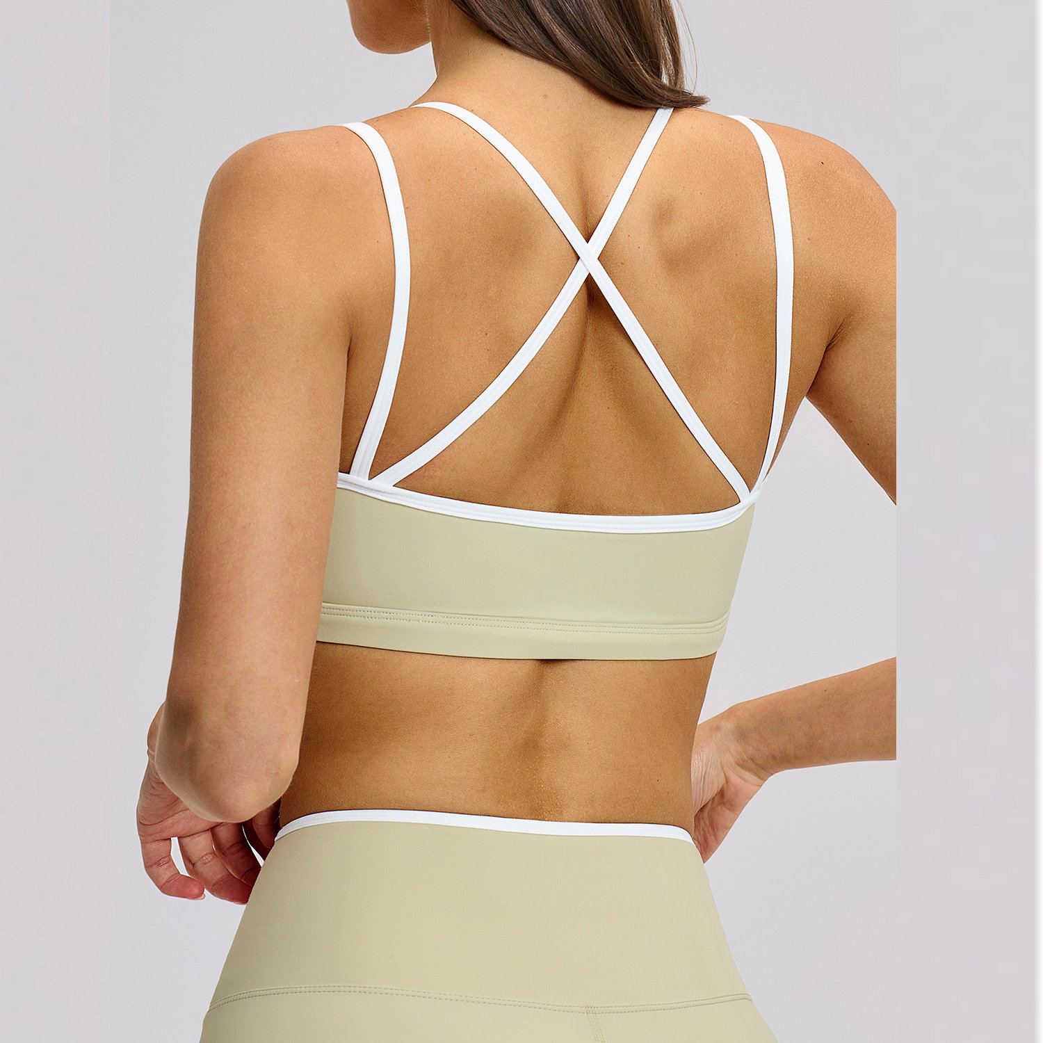 Activewear Manufacturer Private Label Shark Athletic Apparel Crisscross Back Bra
