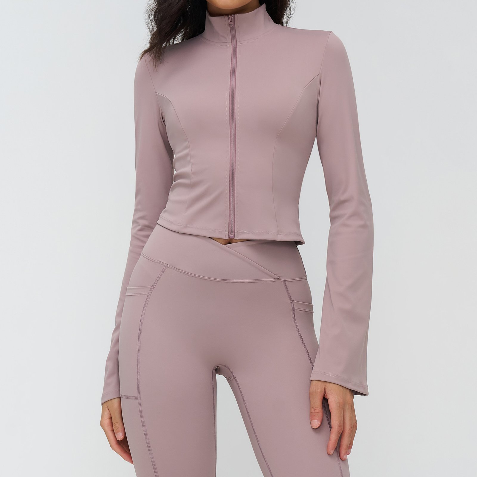 Small MOQ Activewear Private Label In Bulk Fitness Jacket