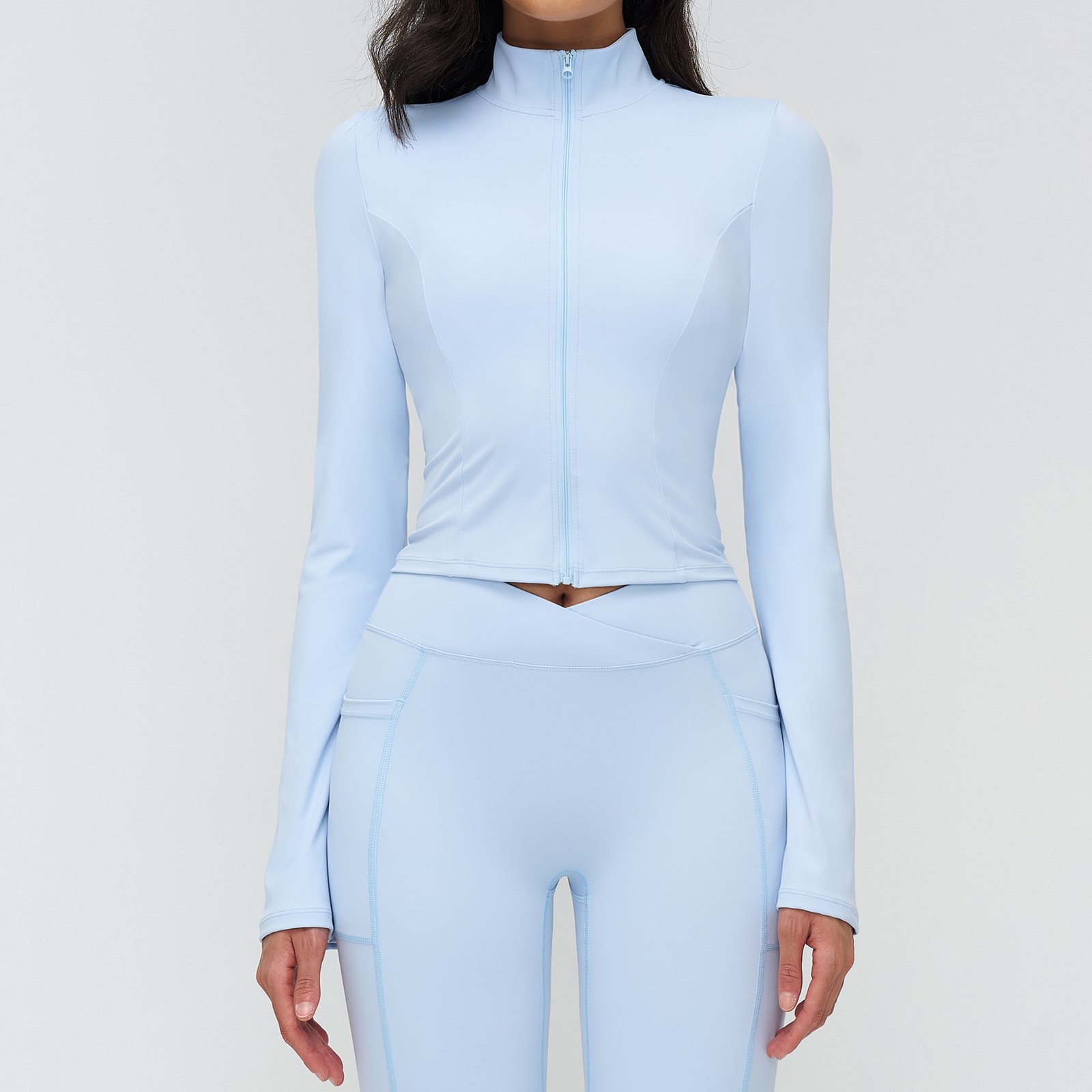 Small MOQ Activewear Private Label In Bulk Fitness Jacket
