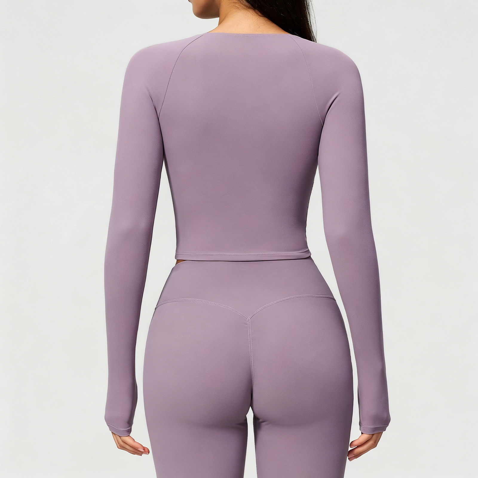 Apparel Brands in Bulk Activewear Manufacturing Manufacturers China Sportswear Long Sleeve Crop Tops