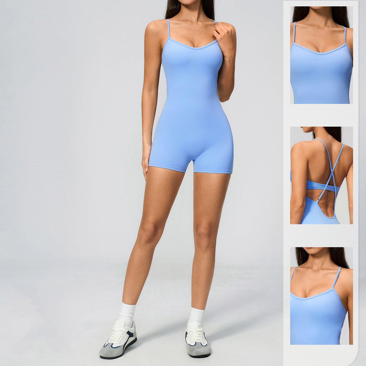 Activewear Sportwear Wunder Train Tight Fitting One Piece Exercise Bodysuits