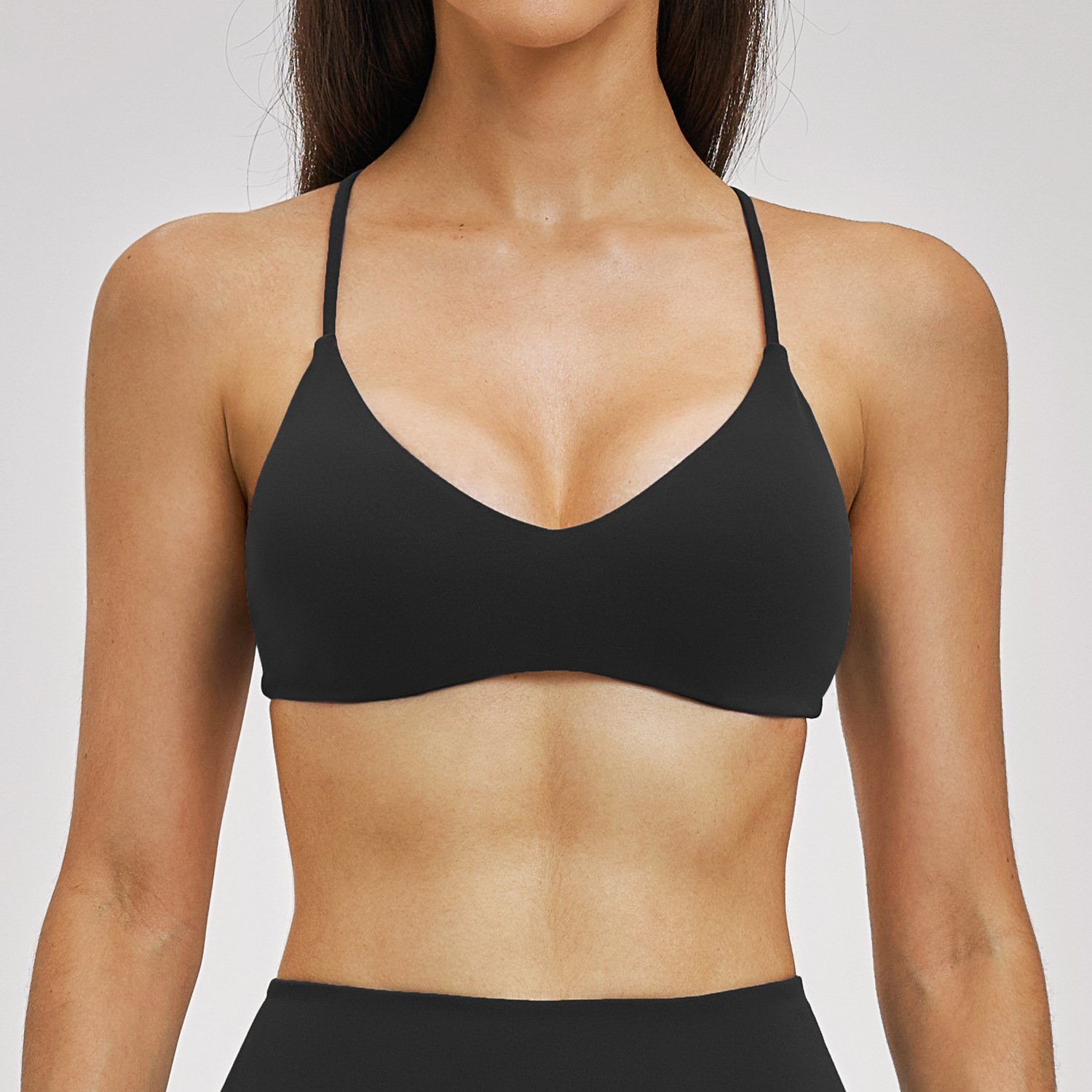 Athletic Wear Custom Activewear Strappy Bra Sports Bras