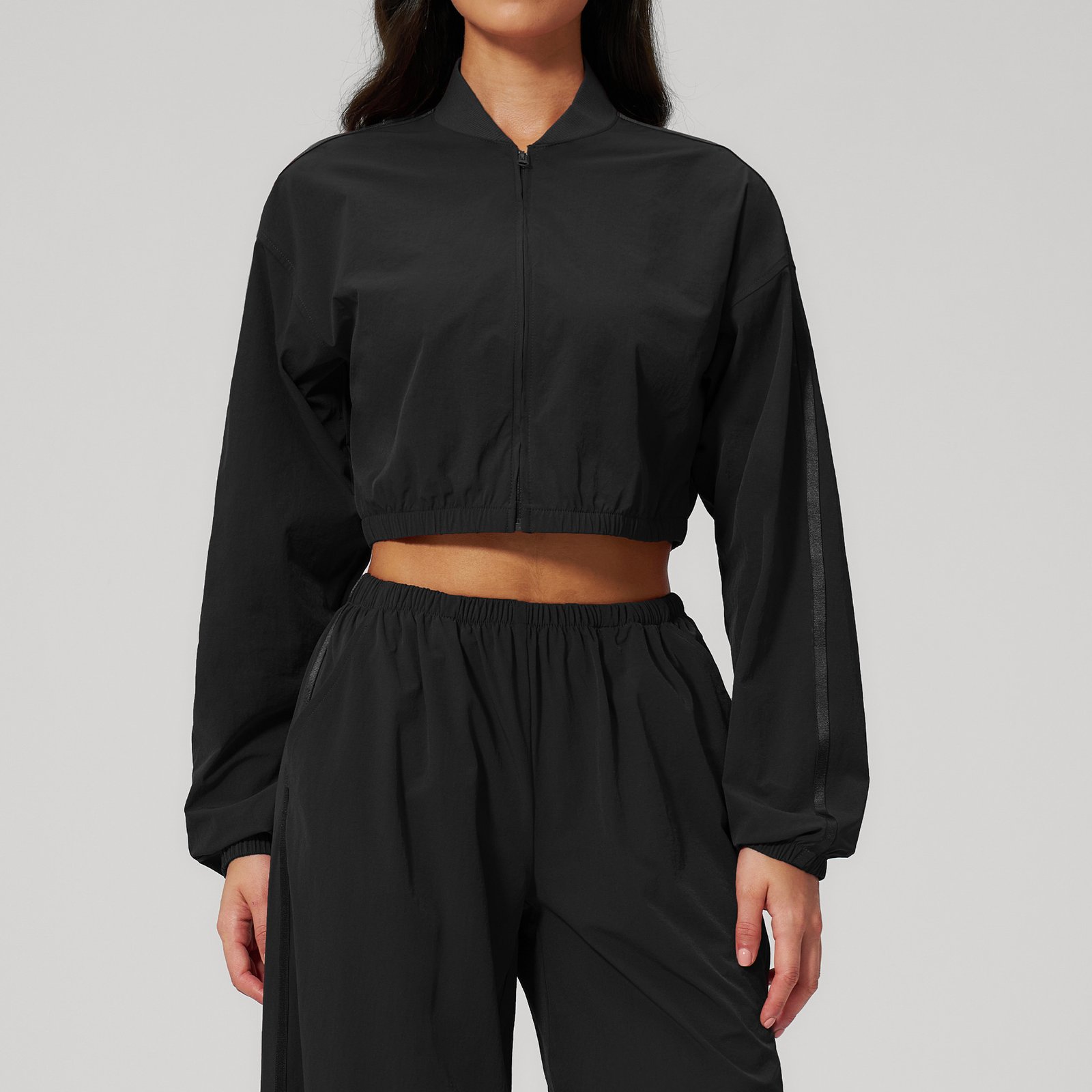 Activewear Manufacturer Custom Logo Yoga Wear Tight Fitting Activewear Jacket