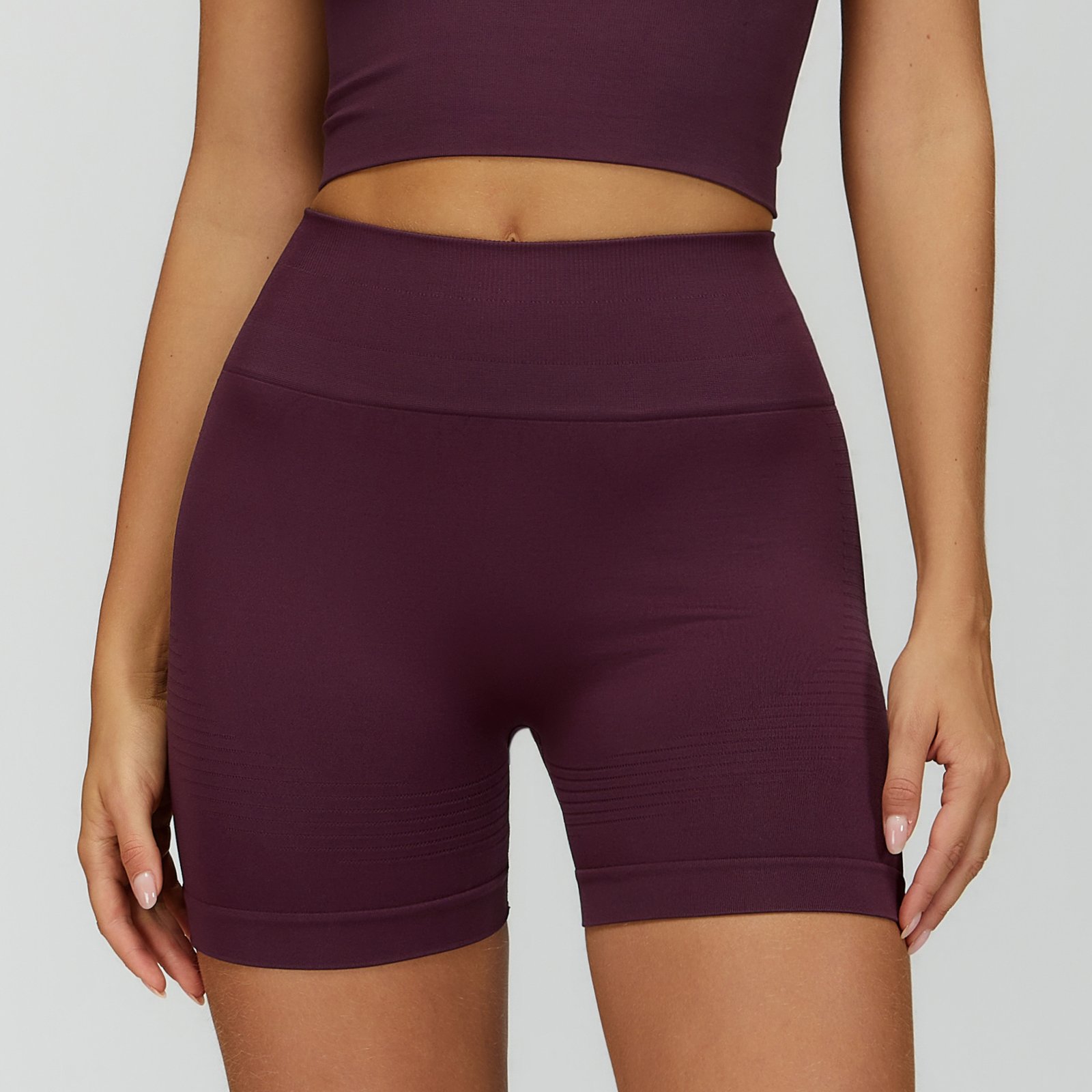 Premium Yoga Wear Custom Activewear Shark Workout Apparel Seamless Shorts