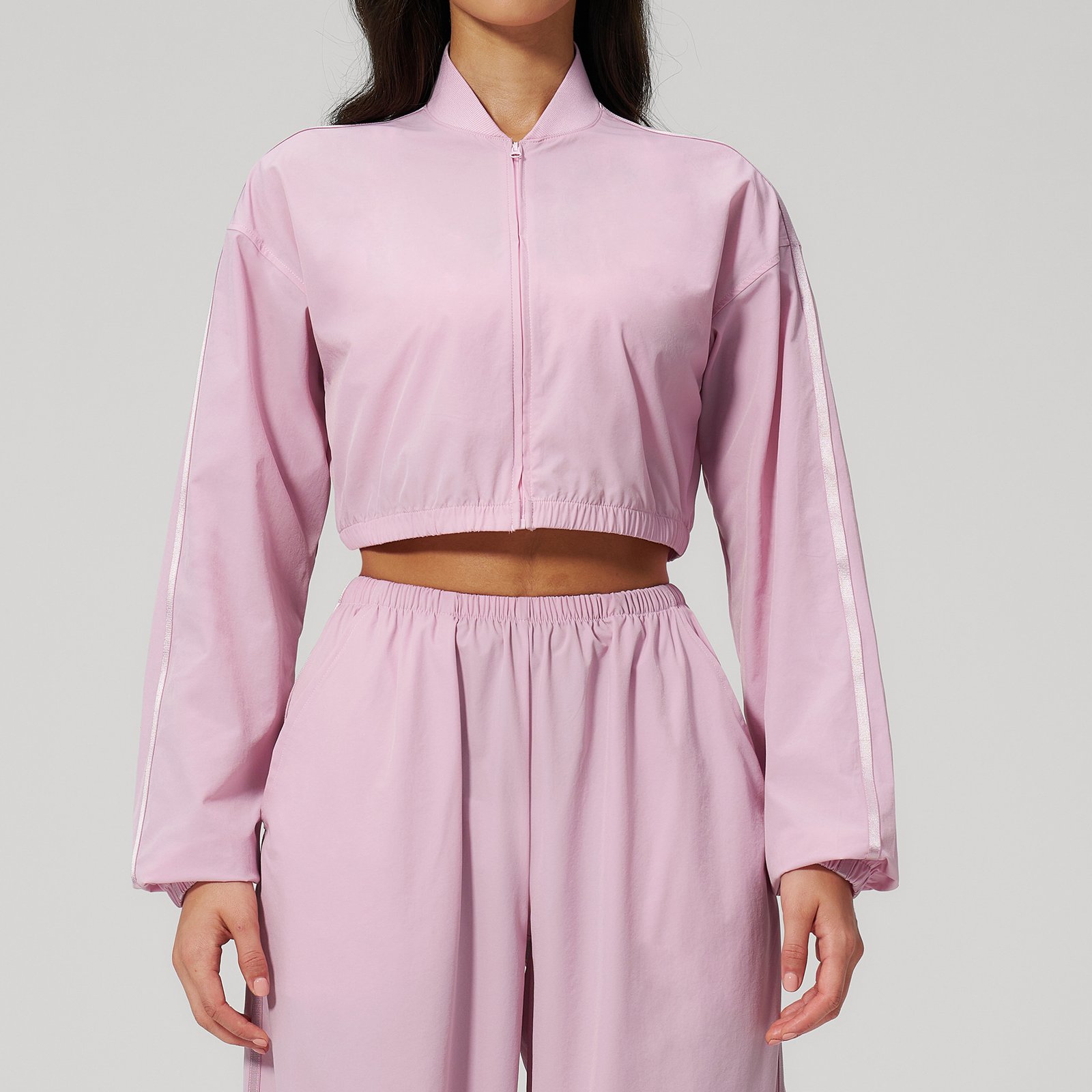 Activewear Manufacturer Custom Logo Yoga Wear Tight Fitting Activewear Jacket