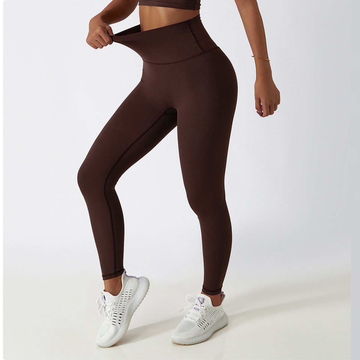 Private Label Fitness Apparel Custom Fitness Brand Suppliers Wholesale High Waistband Leggings