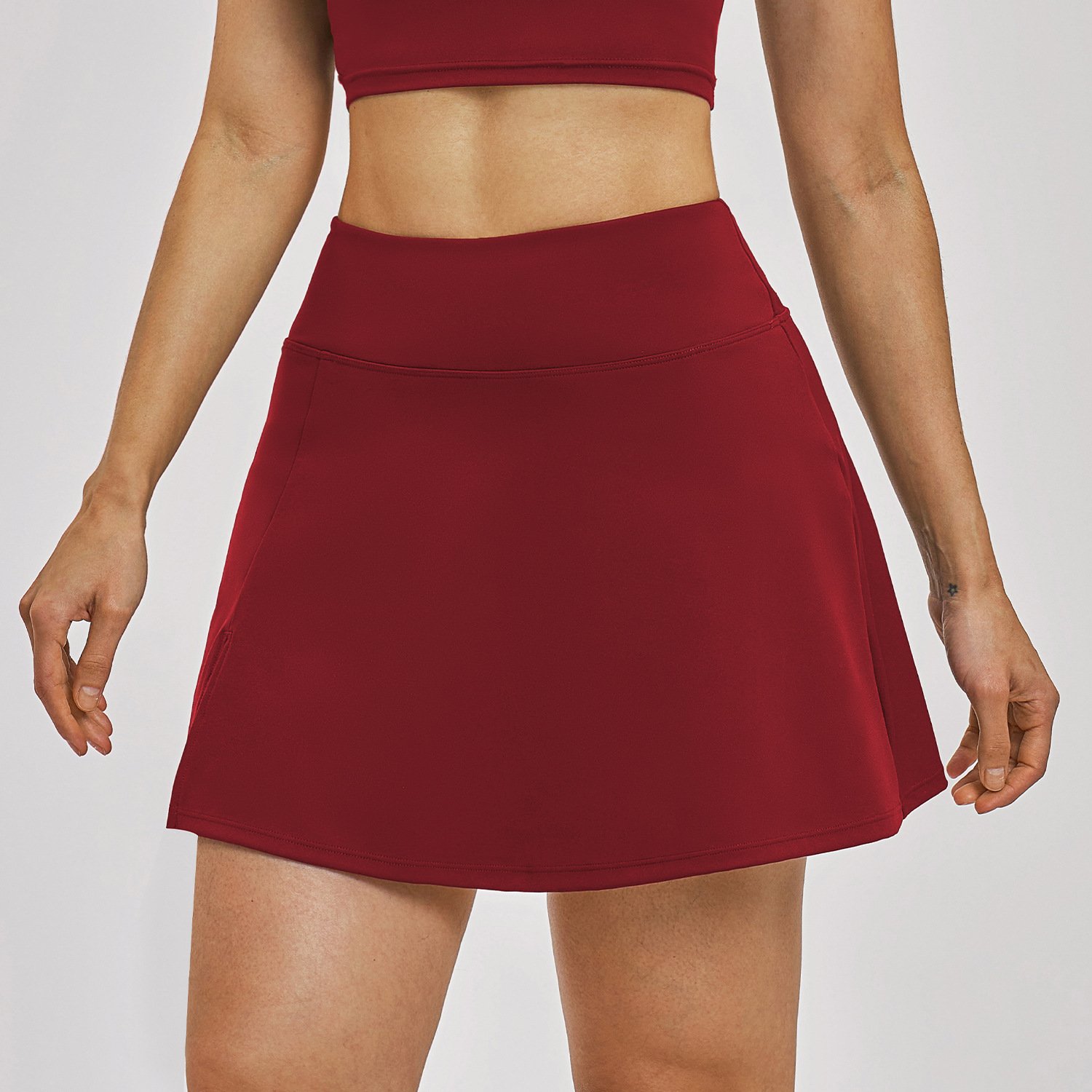 Small Batch Fitness Apparel Personalised Fitness Clothing Wear Manufacturers High Waist Tennis Golf ...