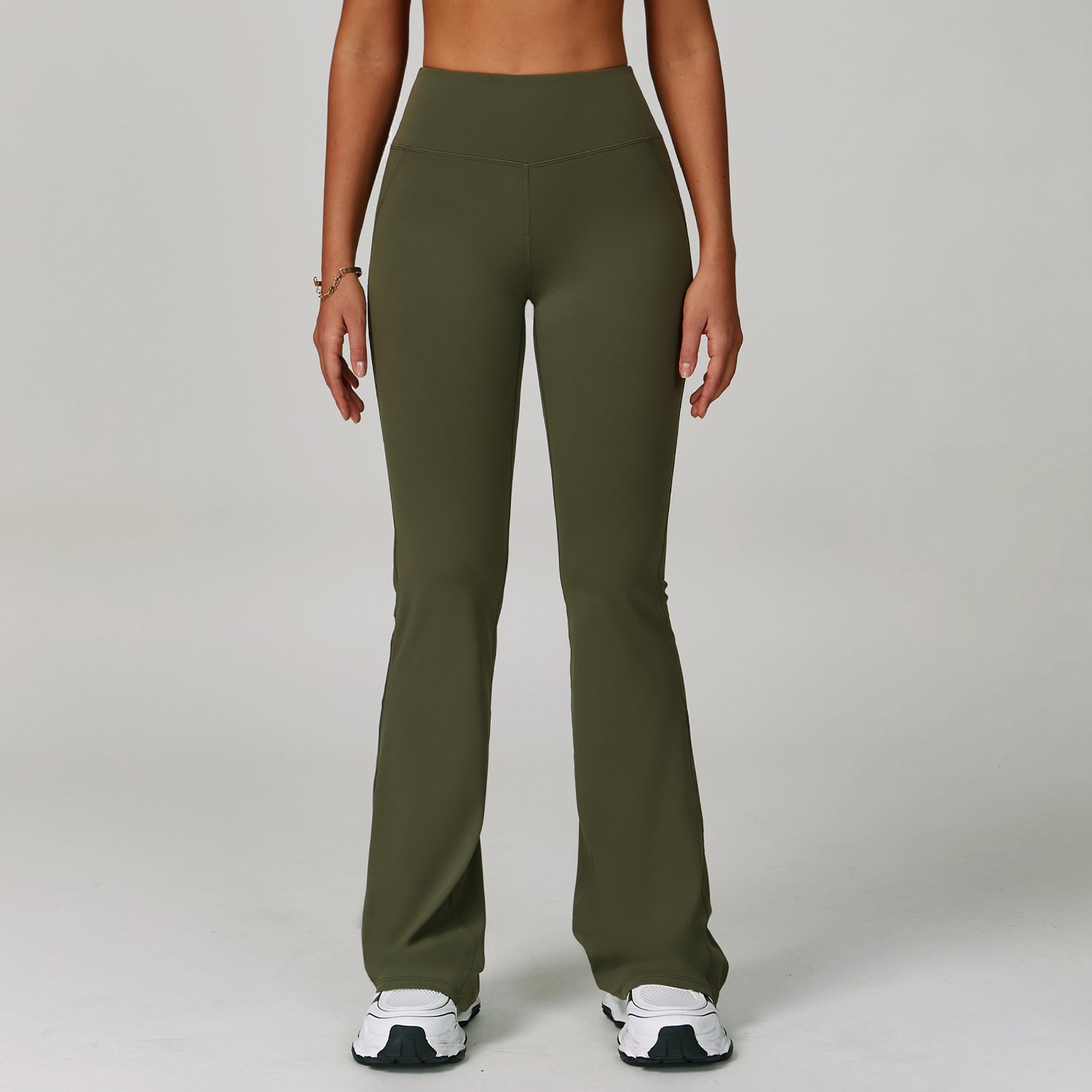 Fitness Apparel Custom Yoga Wear Manufacturer Tight Fitting Wide Leg Flare Pants