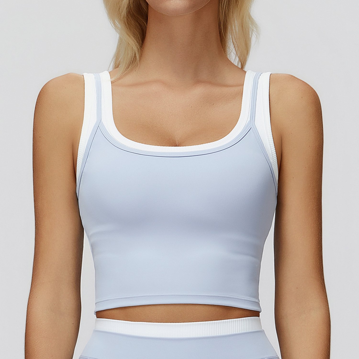 Yoga Studio Clothing Private Label Shark Athletic Apparel Slim Fit Tank Top