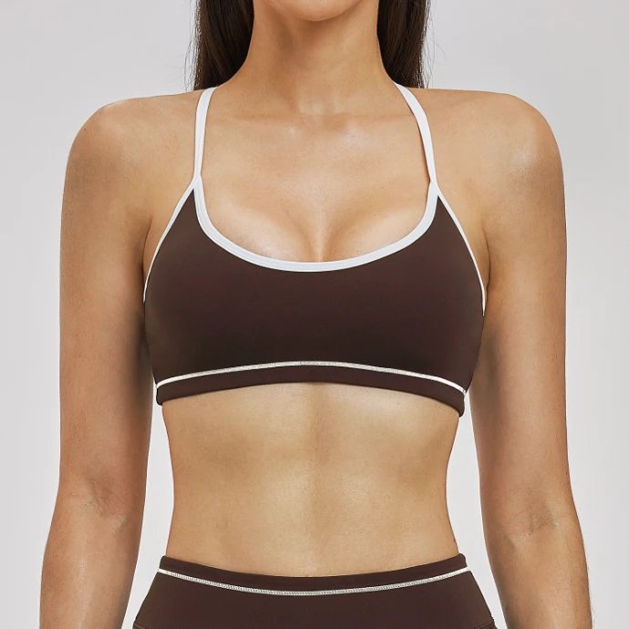 Yoga Wear for Small Brands Custom Fitness Brand Quick Dry Bra Regular Bra