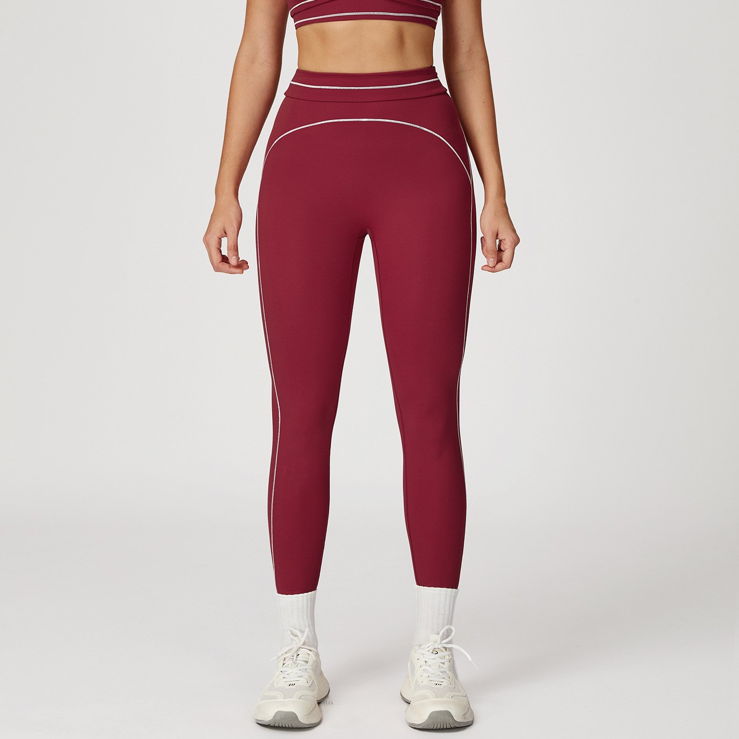 Built In Pads Custom Yoga Wear Manufacturer Wholesale Full Length Leggings