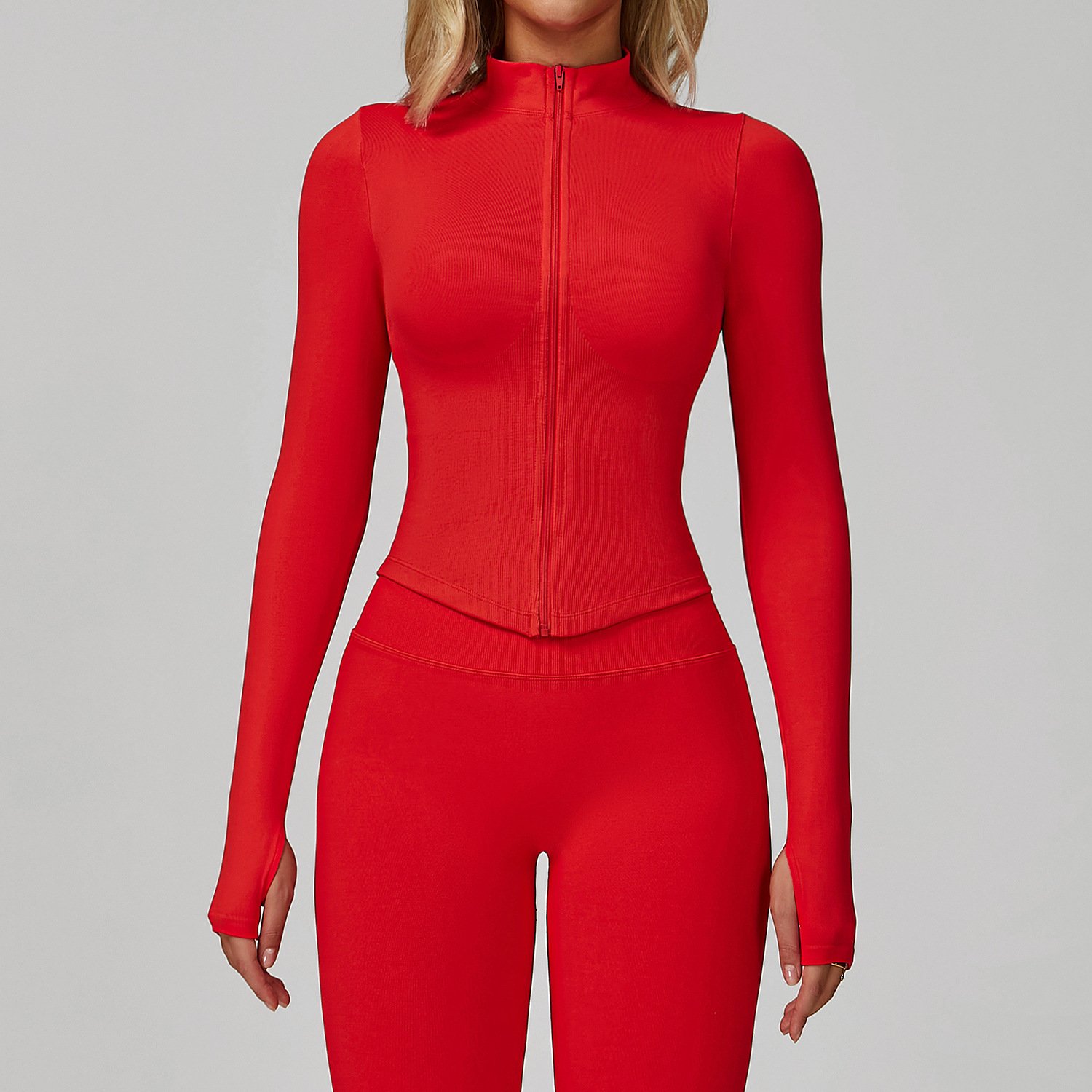 Boutique Activewear Personalised Fitness Clothing Seamless Athletic Wear Zip Up Jacket