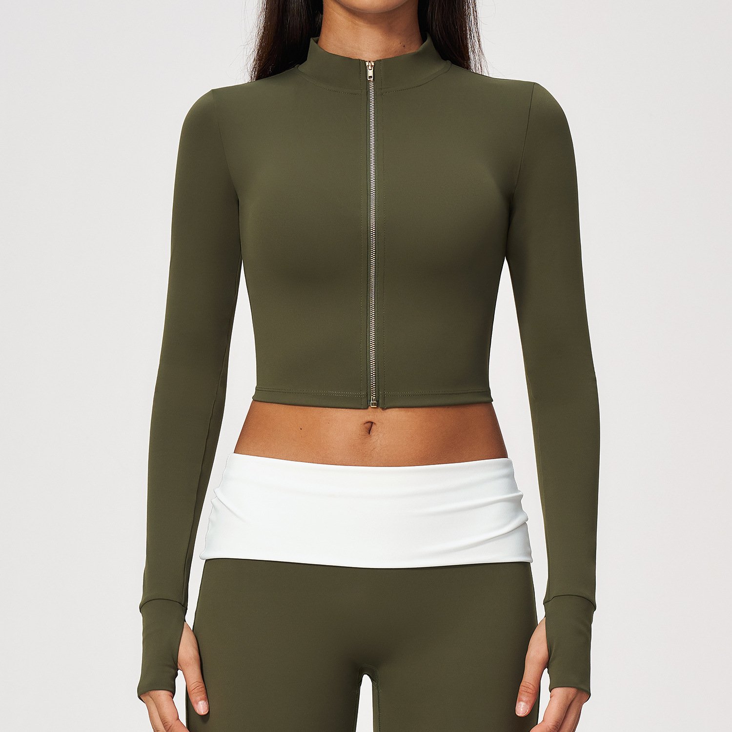 Gym Clothes Bulk Women’s plus size activewear manufacturer Moisture-Wicking Jacket