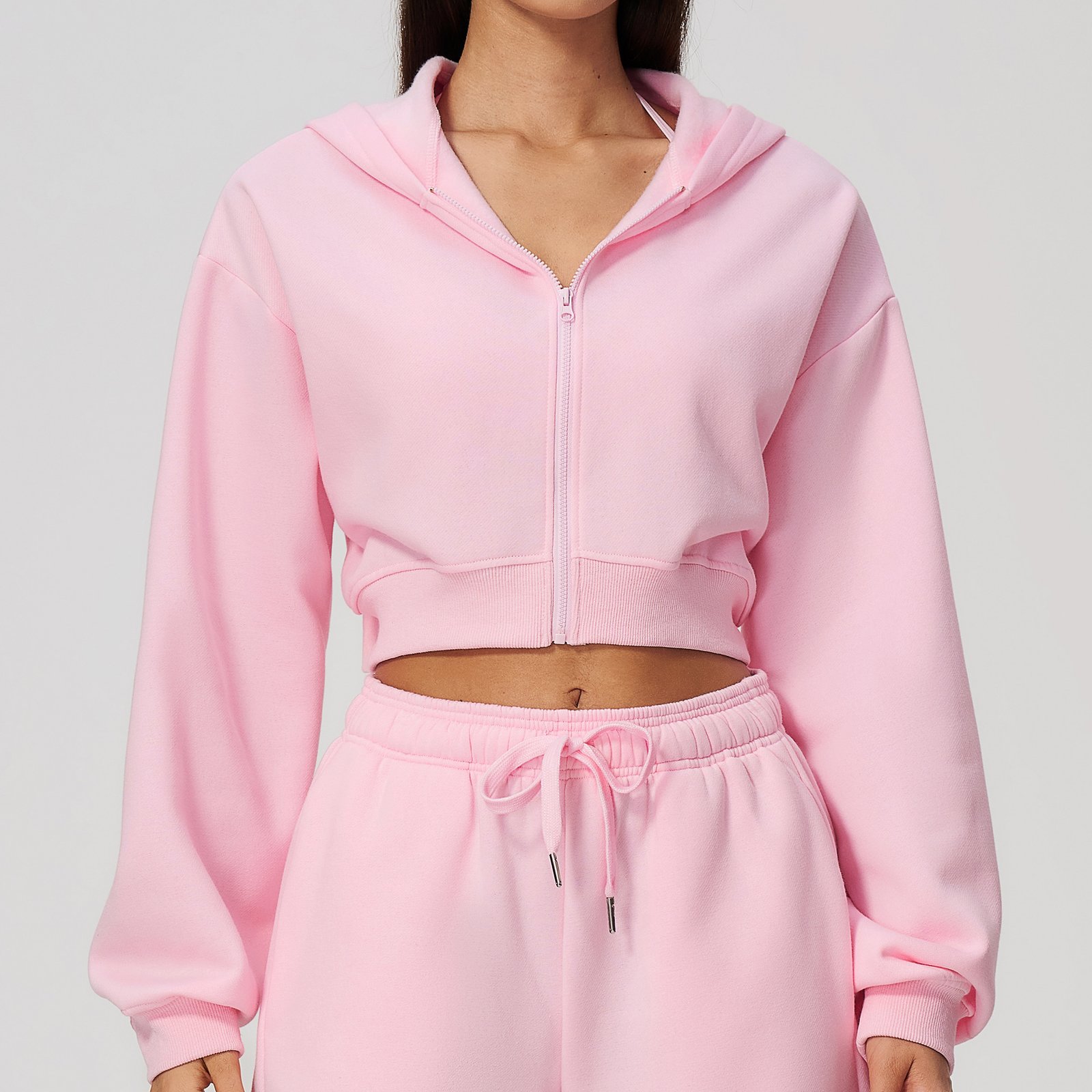 Activewear Manufacturer Custom Activewear Manufacturers Tight Fitting Full-Zip Jacket
