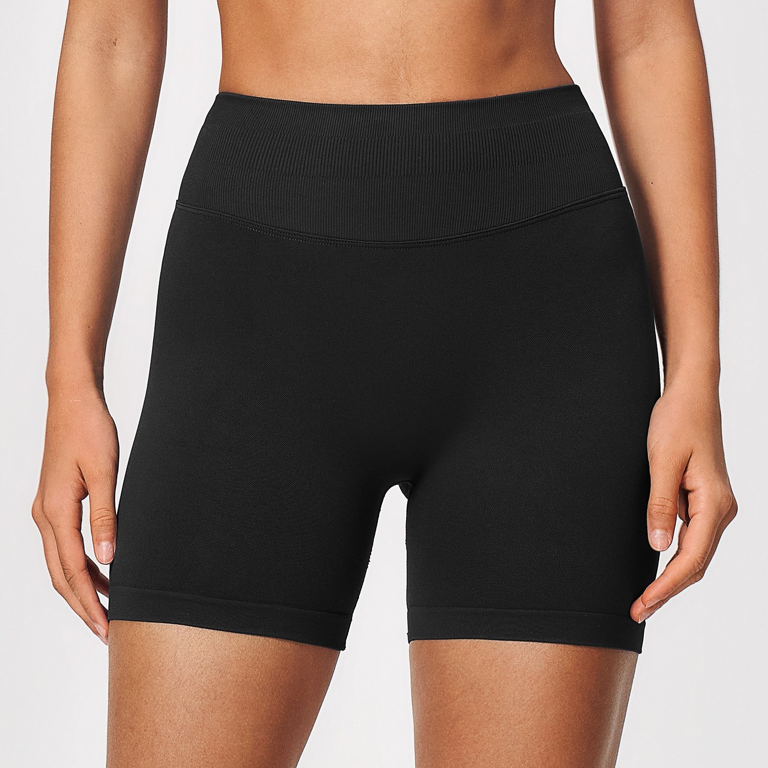 Yoga Wear Factory Direct Custom Activewear USA Manufacturers Seamless Compression Workout Shorts