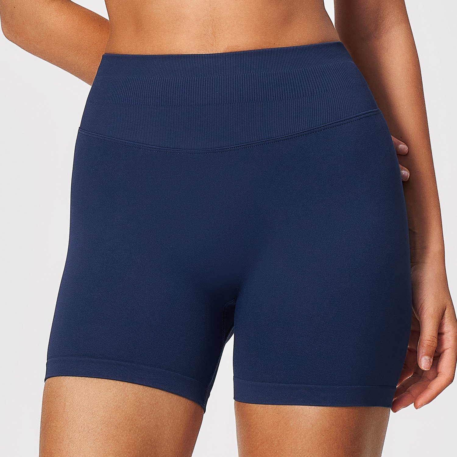 Yoga Wear Factory Direct Custom Activewear USA Manufacturers Seamless Compression Workout Shorts