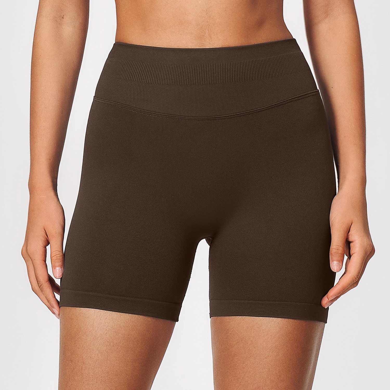 Yoga Wear Factory Direct Custom Activewear USA Manufacturers Seamless Compression Workout Shorts