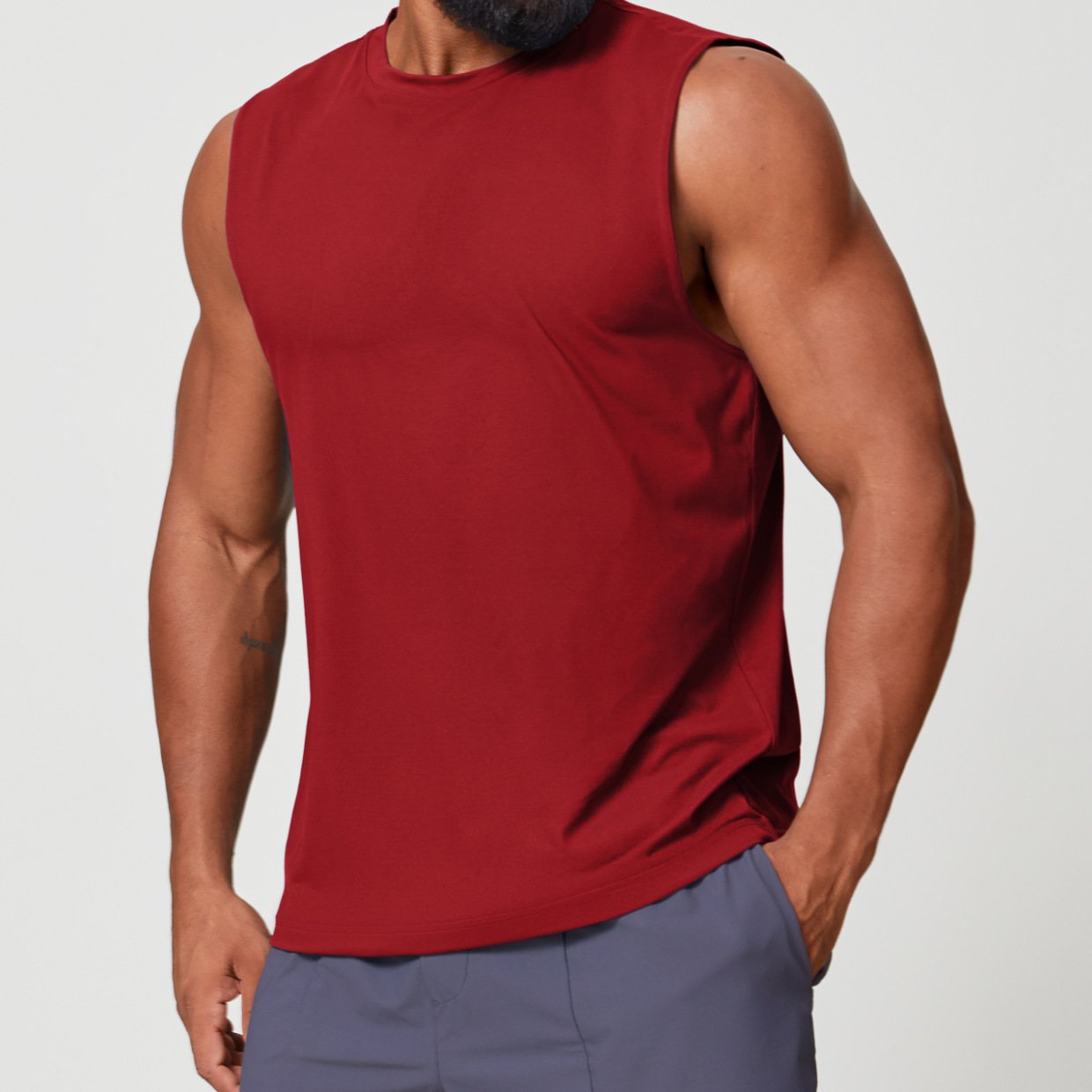 Men’s Fitness Tank Top – Custom Activewear Sleeveless Training & Casual Top