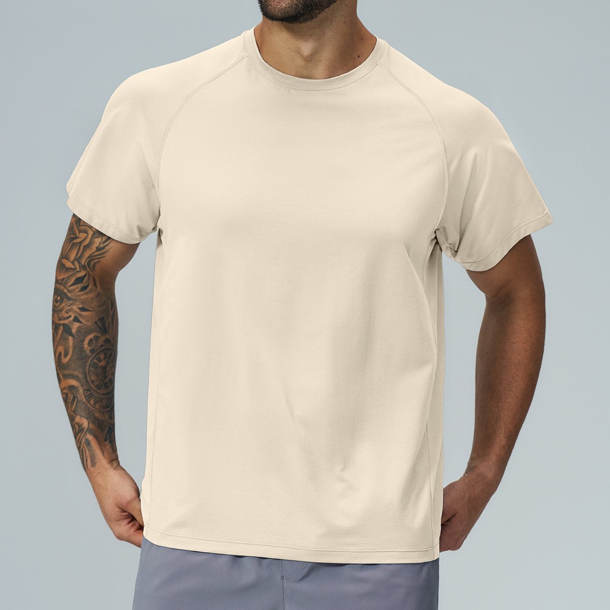 Men’s Breathable Activewear T-Shirt – Custom Sportswear Manufacturer Style for Outdoor Fitne...
