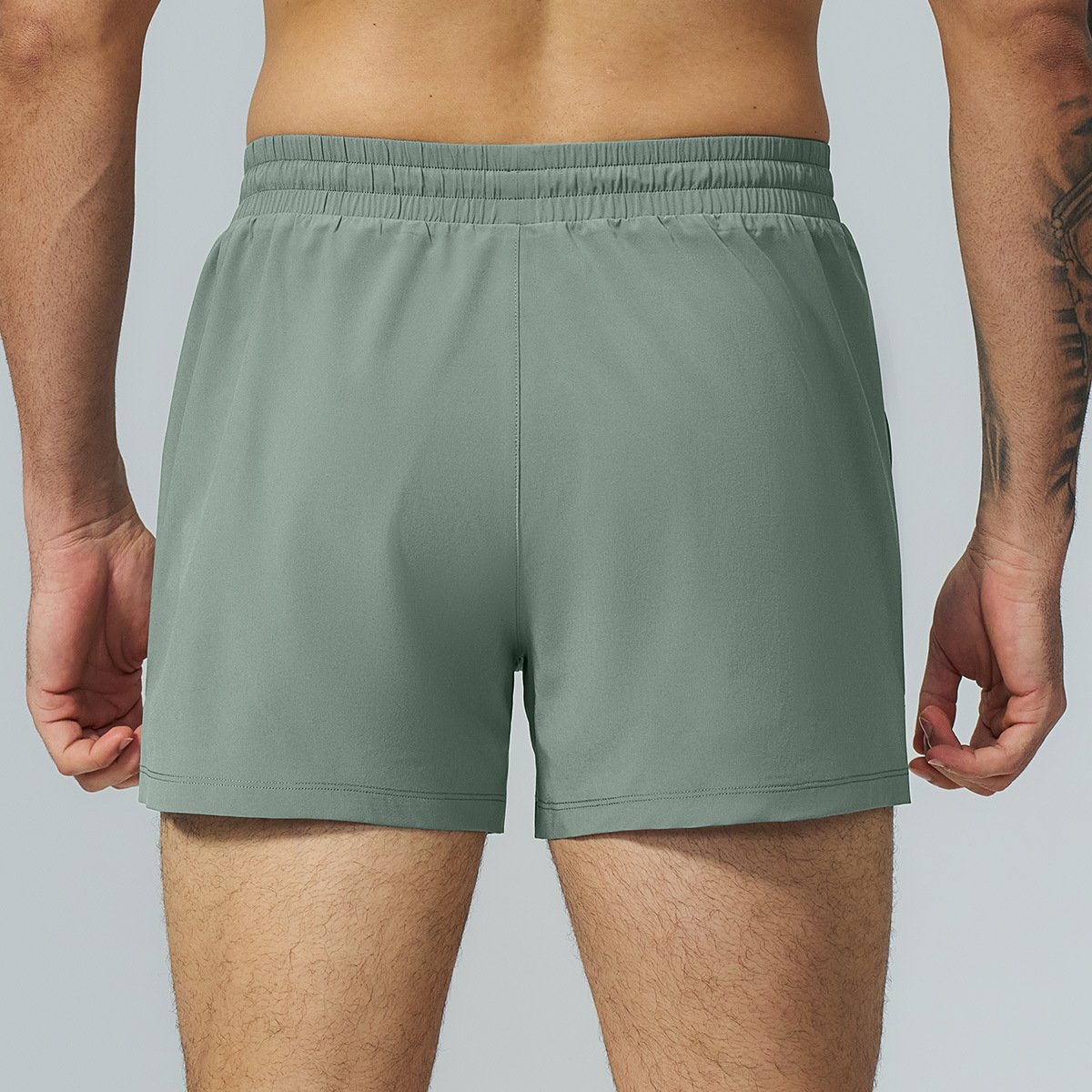 Men’s Double Layer Sports Shorts – Gym Wear Manufacturer Style for Running & Fitness