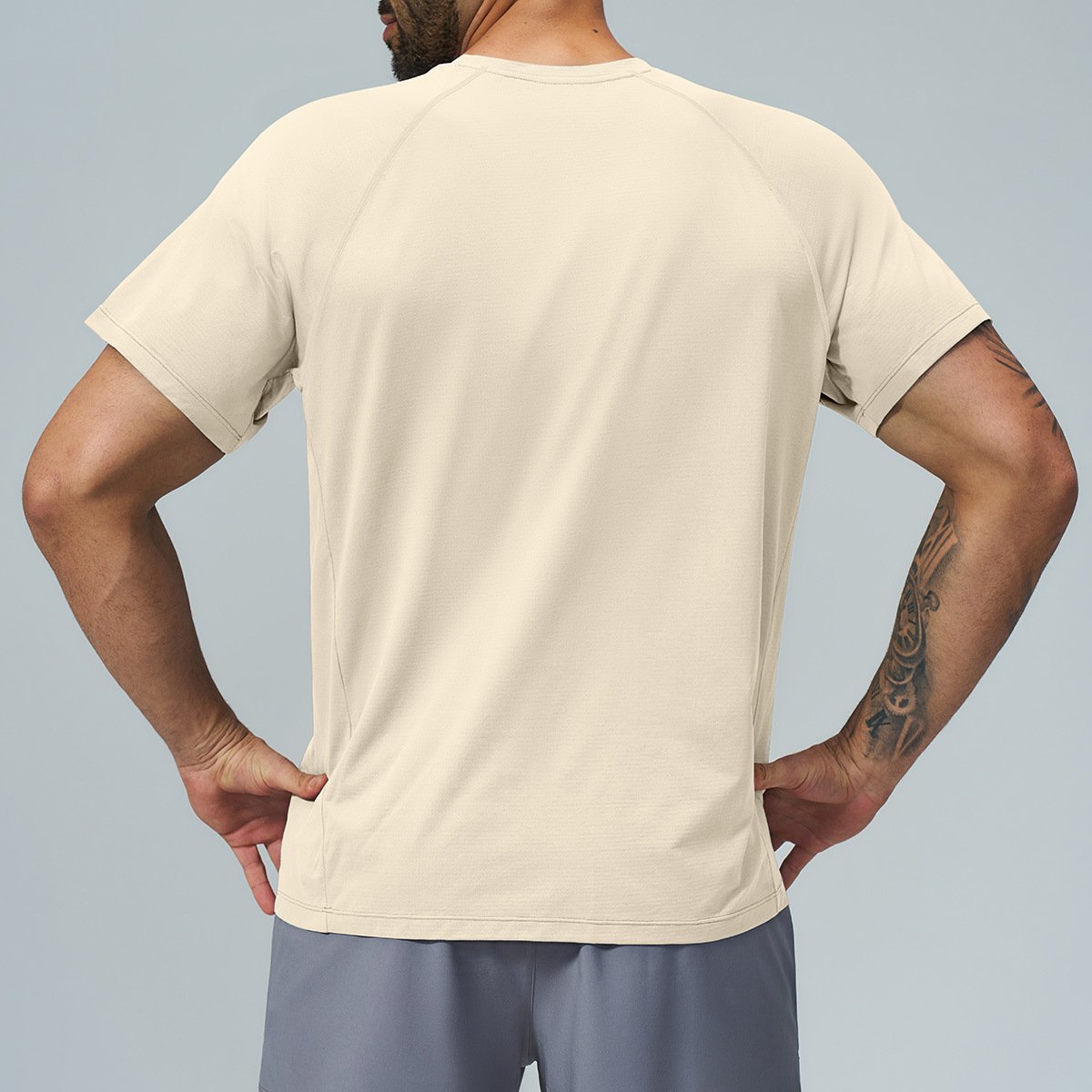 Men’s Breathable Activewear T-Shirt – Custom Sportswear Manufacturer Style for Outdoor Fitne...