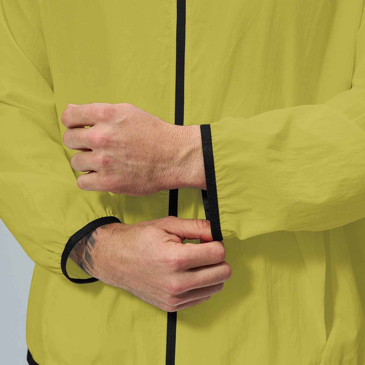Men’s Quick Dry Stand Collar Sports Jacket – Small Batch Activewear for Hiking & Traini...