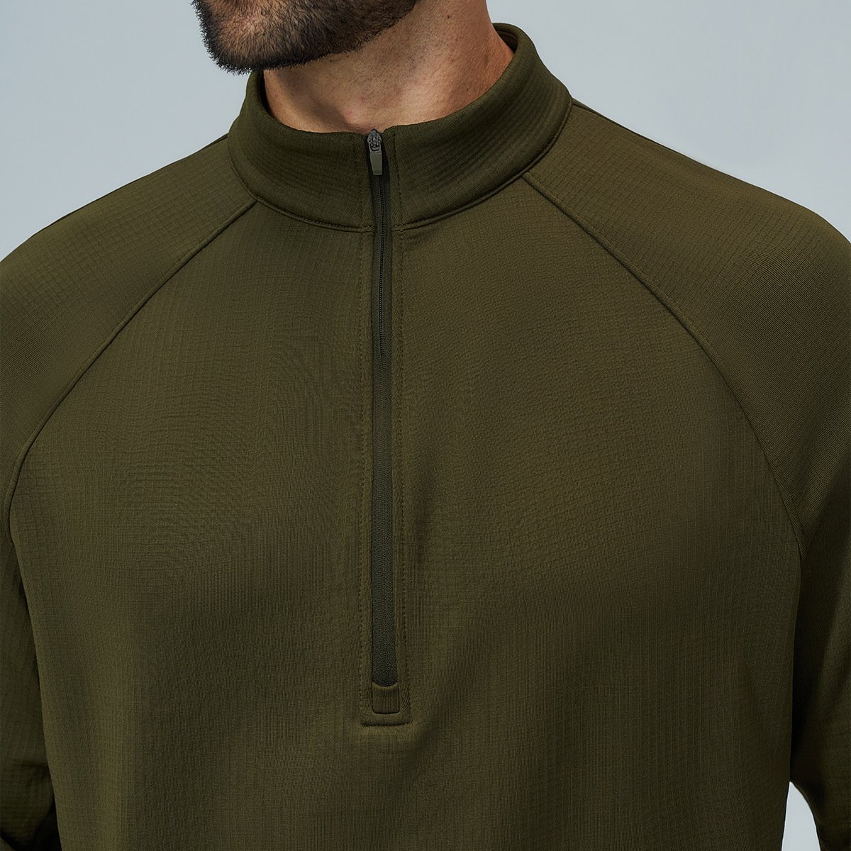Men’s Warm Fleece Activewear Pullover – Low MOQ Sportswear for Hiking & Training