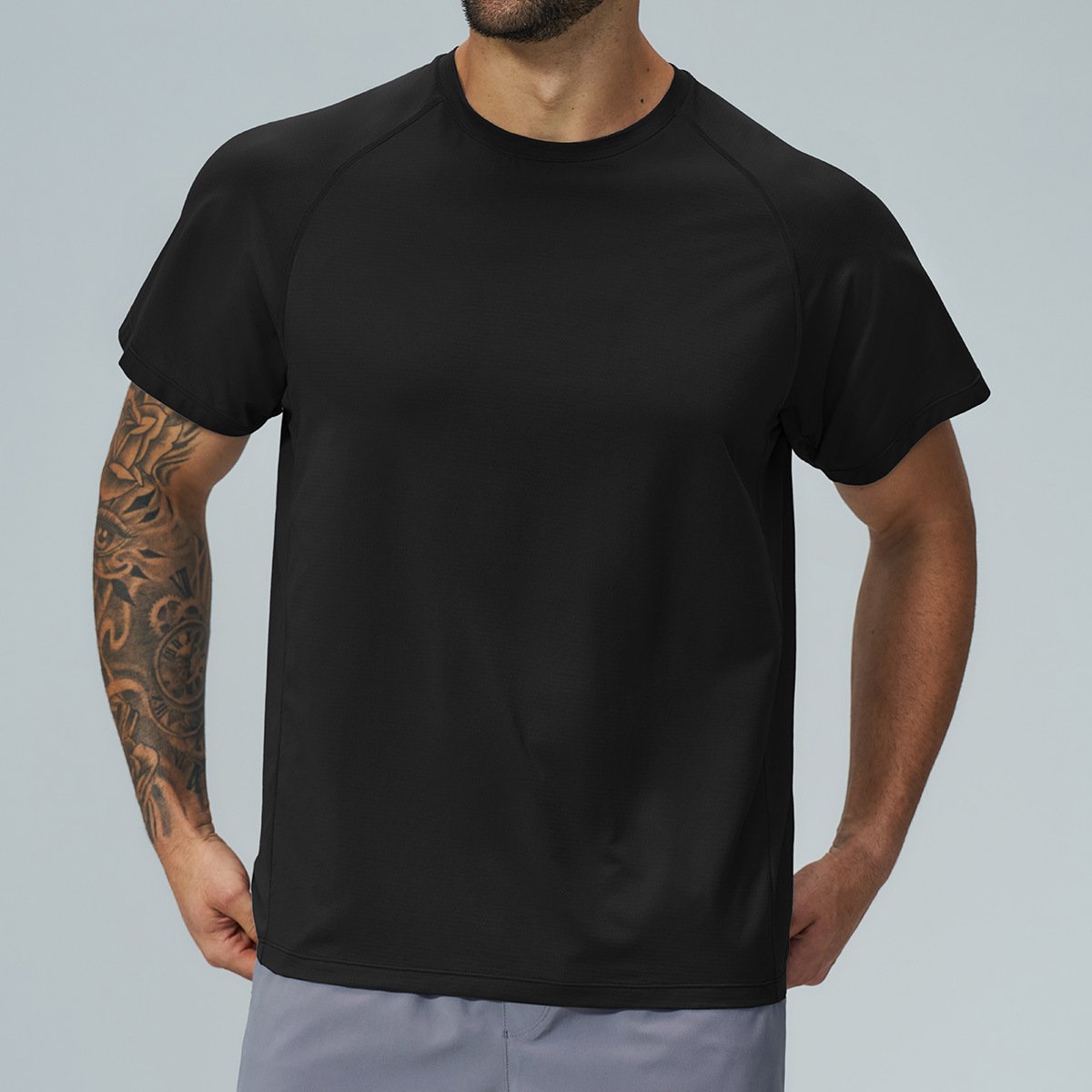 Men’s Breathable Activewear T-Shirt – Custom Sportswear Manufacturer Style for Outdoor Fitne...