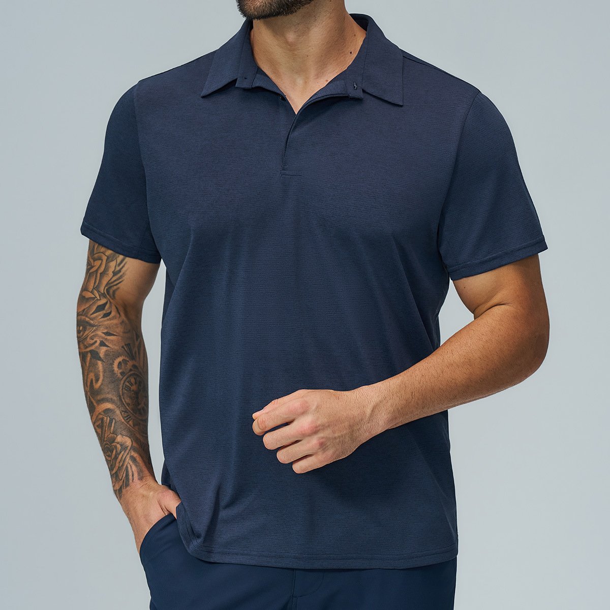 Men’s Performance Sports Polo Shirt – Quick Dry Golf & Fitness Top for Activewear Buyer...