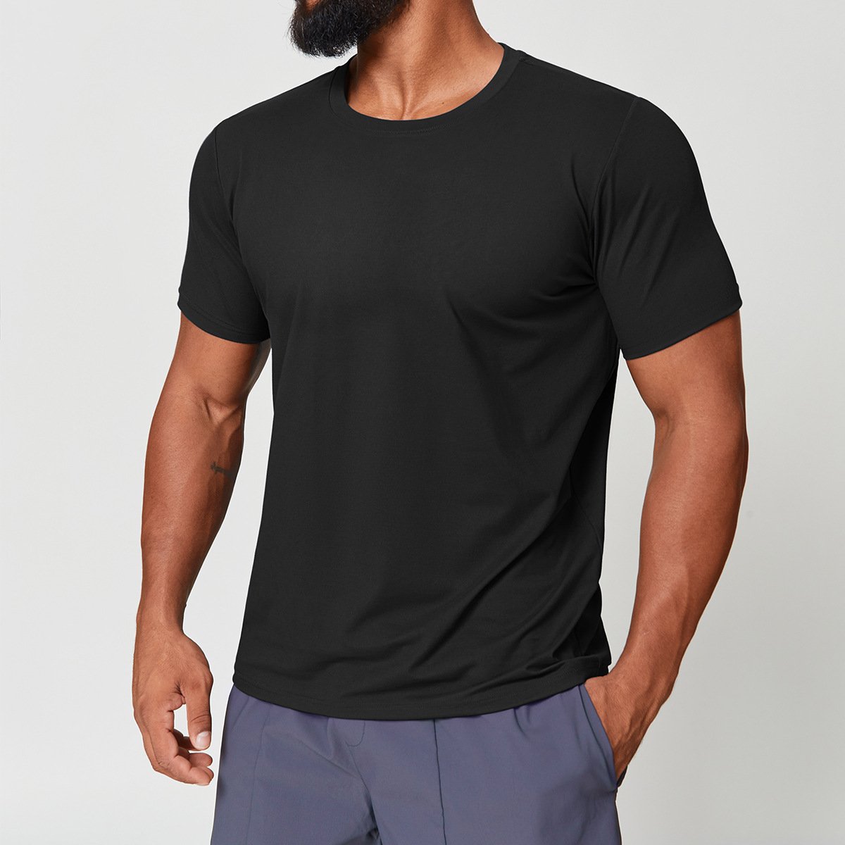 Men’s Performance Sports T-Shirt – Private Label Activewear for Basketball & Tennis