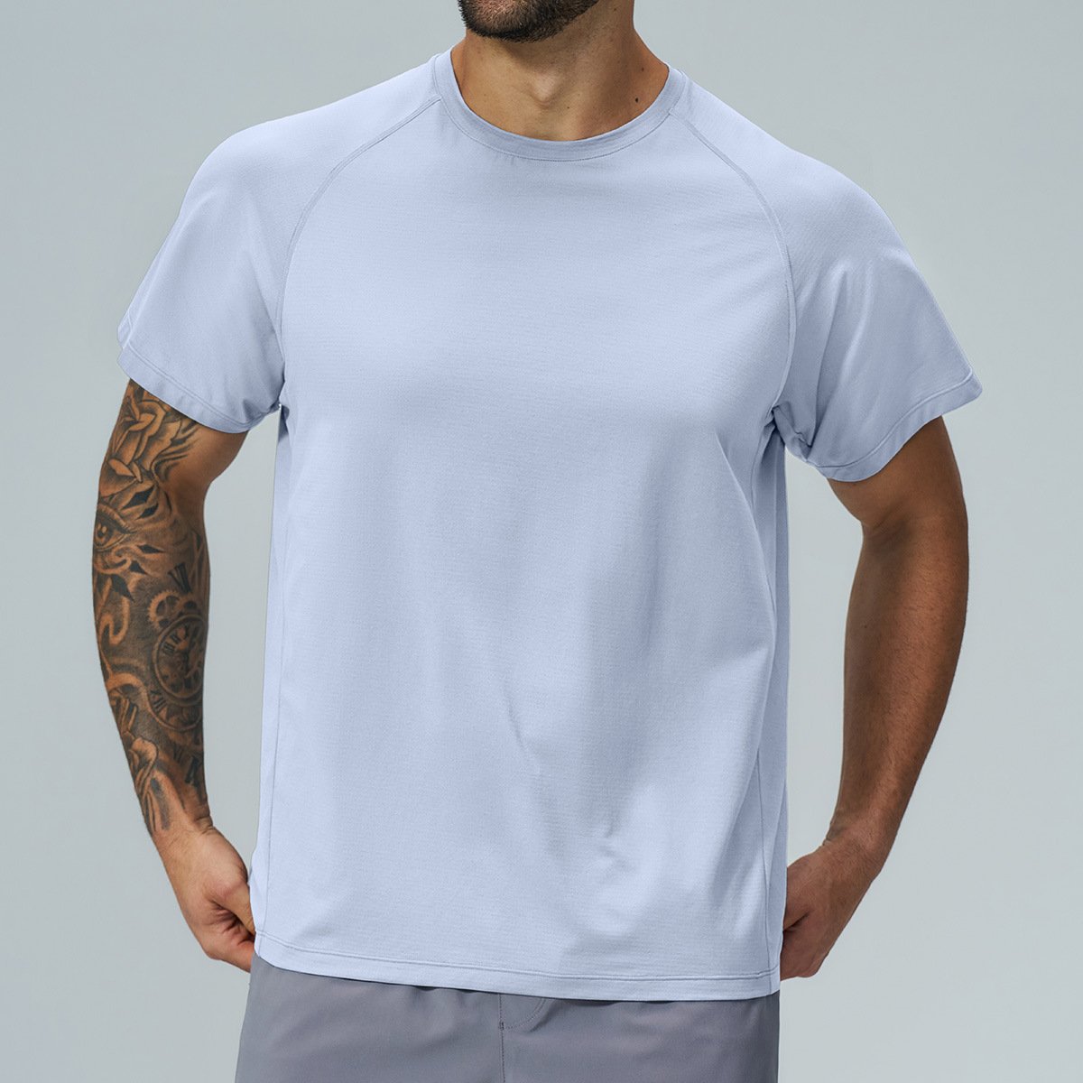 Men’s Breathable Activewear T-Shirt – Custom Sportswear Manufacturer Style for Outdoor Fitne...