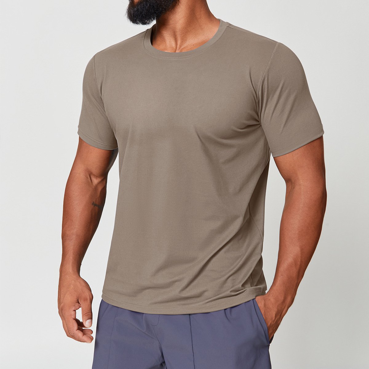 Men’s Performance Sports T-Shirt – Private Label Activewear for Basketball & Tennis