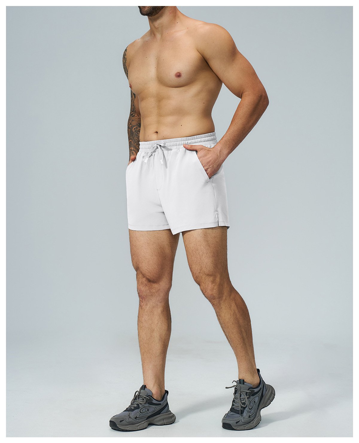 Men’s Double Layer Sports Shorts – Gym Wear Manufacturer Style for Running & Fitness