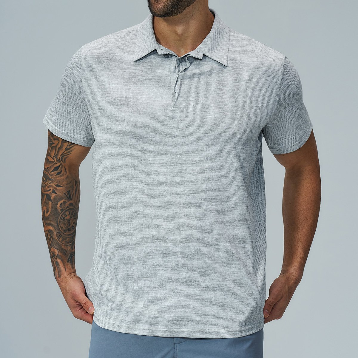Men’s Performance Sports Polo Shirt – Quick Dry Golf & Fitness Top for Activewear Buyer...