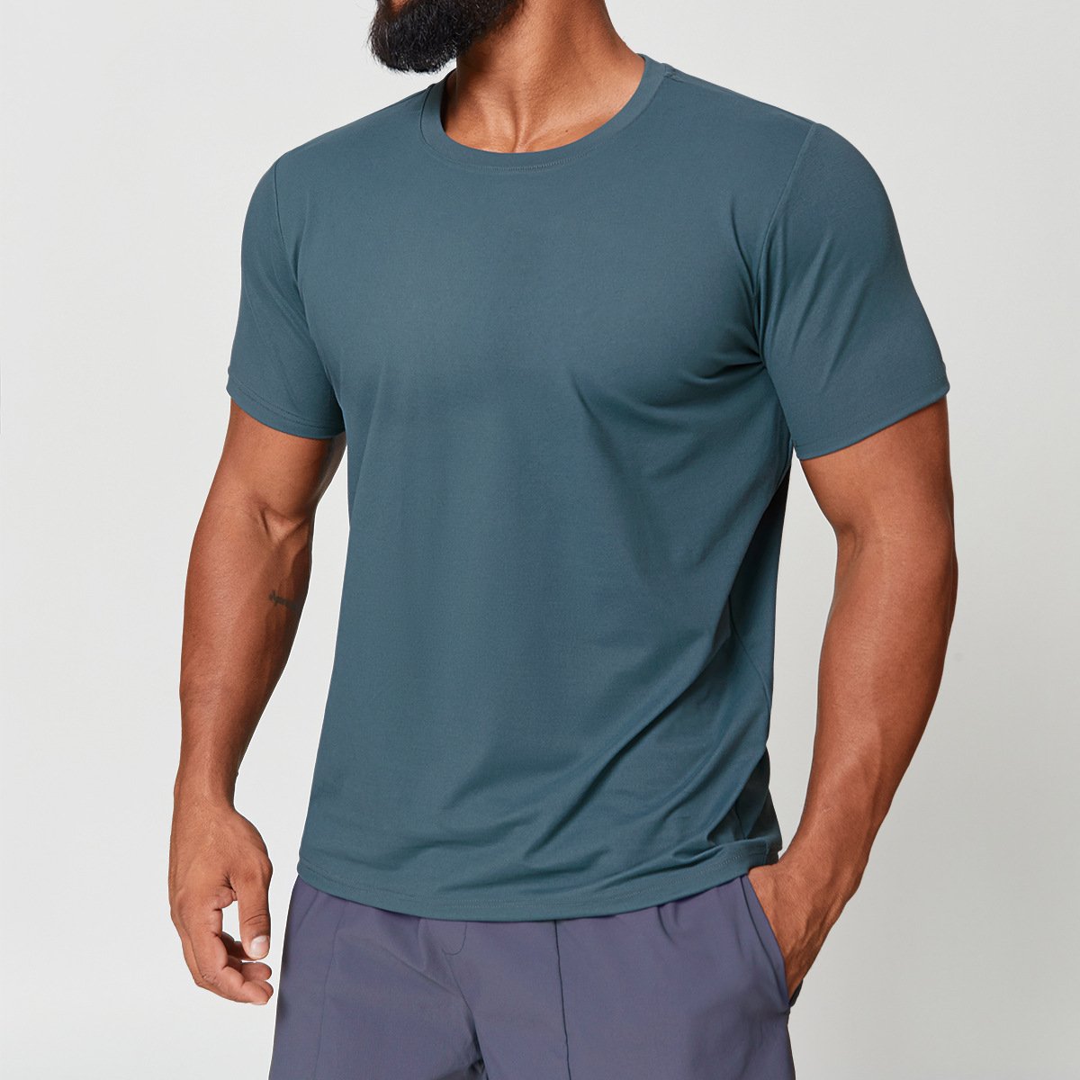 Men’s Performance Sports T-Shirt – Private Label Activewear for Basketball & Tennis