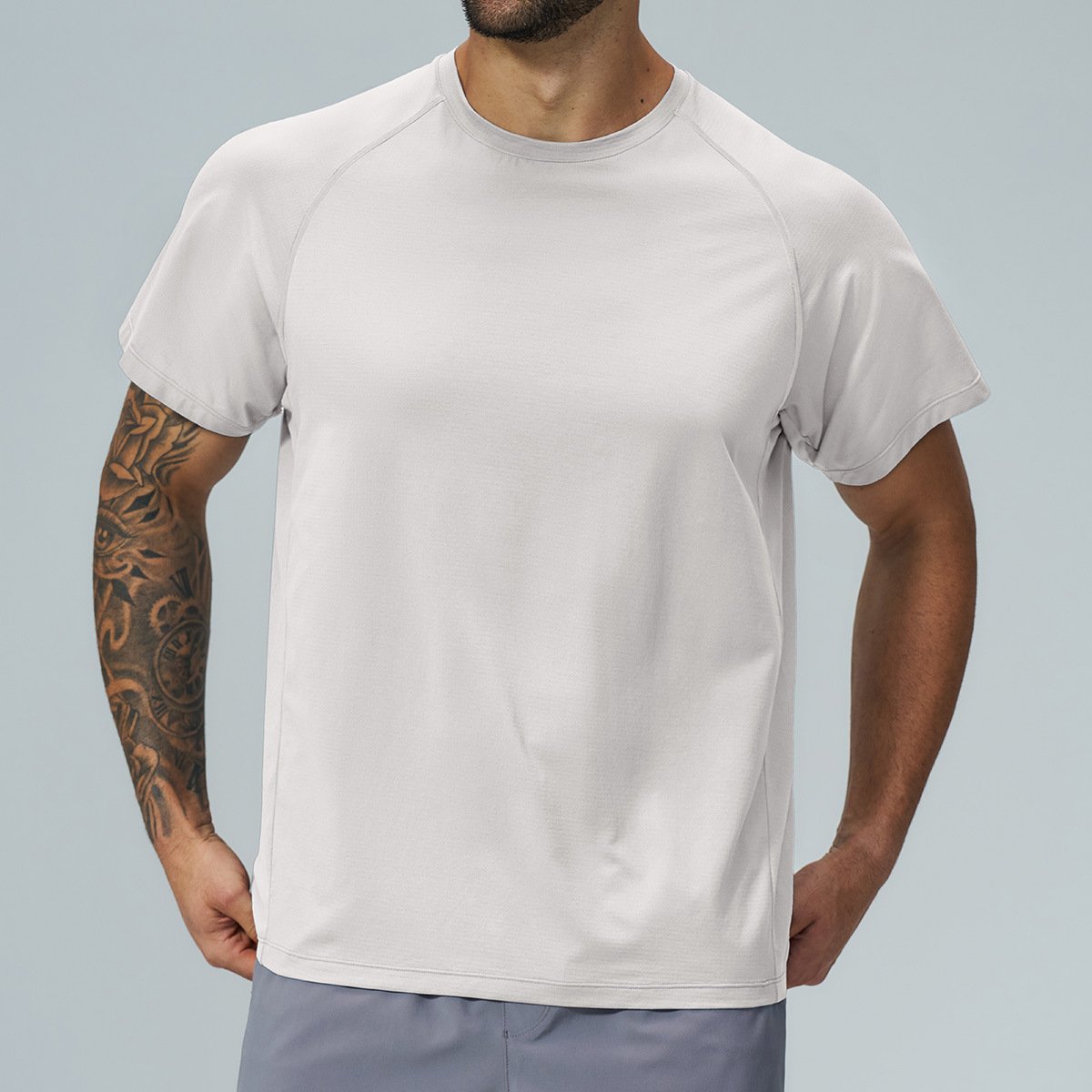 Men’s Breathable Activewear T-Shirt – Custom Sportswear Manufacturer Style for Outdoor Fitne...