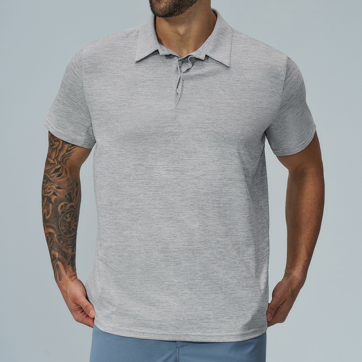 Men’s Performance Sports Polo Shirt – Quick Dry Golf & Fitness Top for Activewear Buyer...