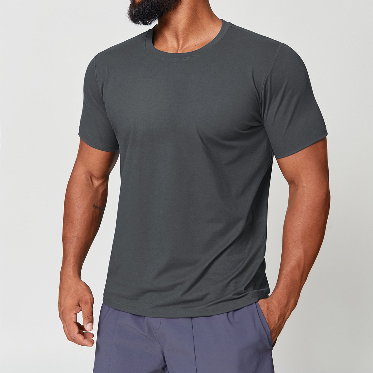 Men’s Performance Sports T-Shirt – Private Label Activewear for Basketball & Tennis