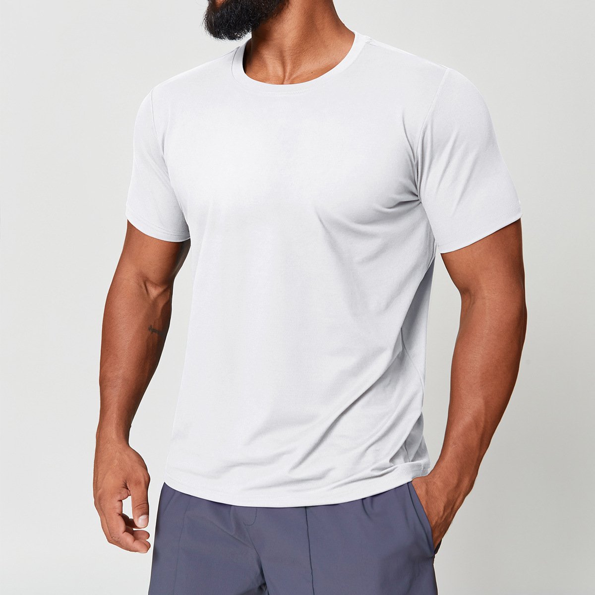 Men’s Performance Sports T-Shirt – Private Label Activewear for Basketball & Tennis