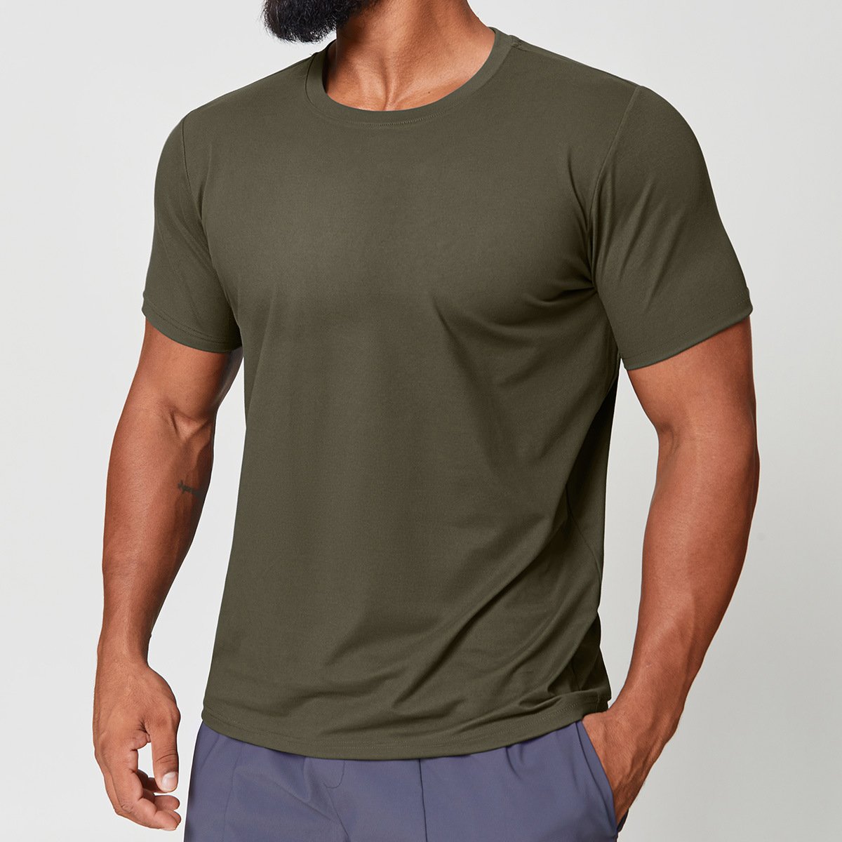 Men’s Performance Sports T-Shirt – Private Label Activewear for Basketball & Tennis